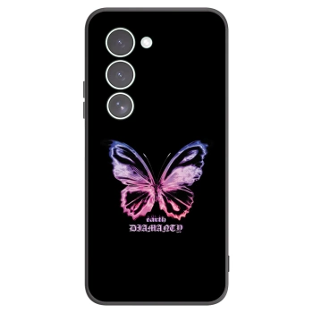 Picasee Xiaomi Redmi 15 5G Hülle - Schwarzes Silikon - Diamanty Purple
