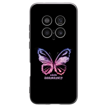 Picasee Honor Magic8 Pro 5G Hülle - Schwarzes Silikon - Diamanty Purple