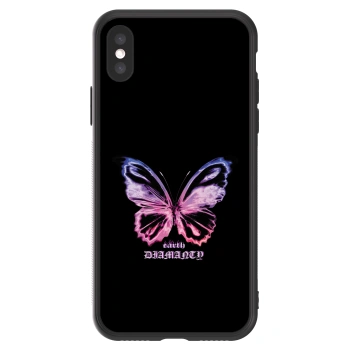 Picasee ULTIMATE CASE für Apple iPhone X/XS - Diamanty Purple