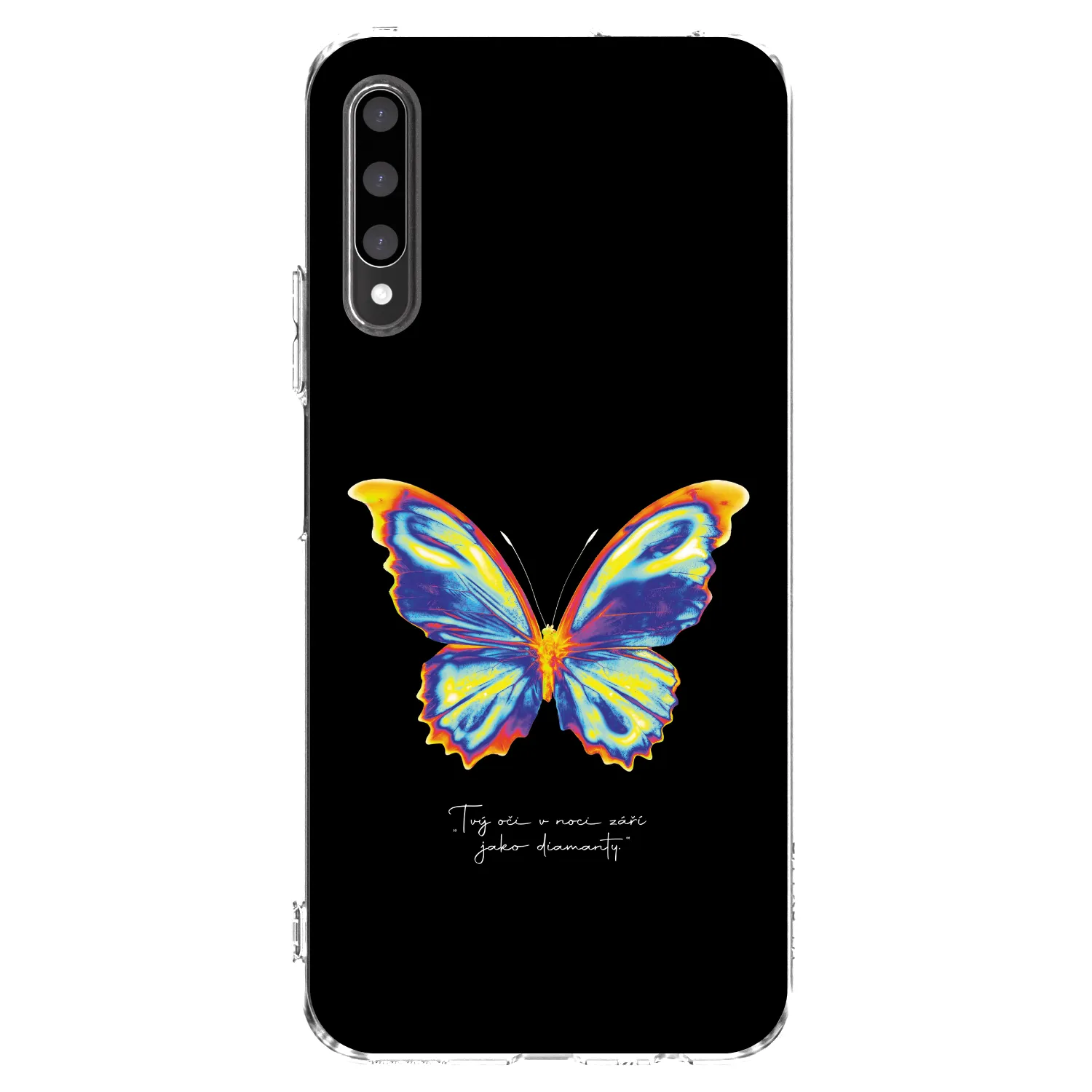 Picasee Honor 9X Pro Hülle - Transparentes Silikon - Diamanty Black