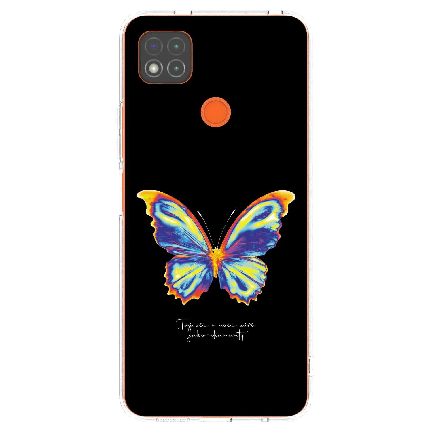 Picasee Xiaomi Redmi 9C Hülle - Transparentes Silikon - Diamanty Black