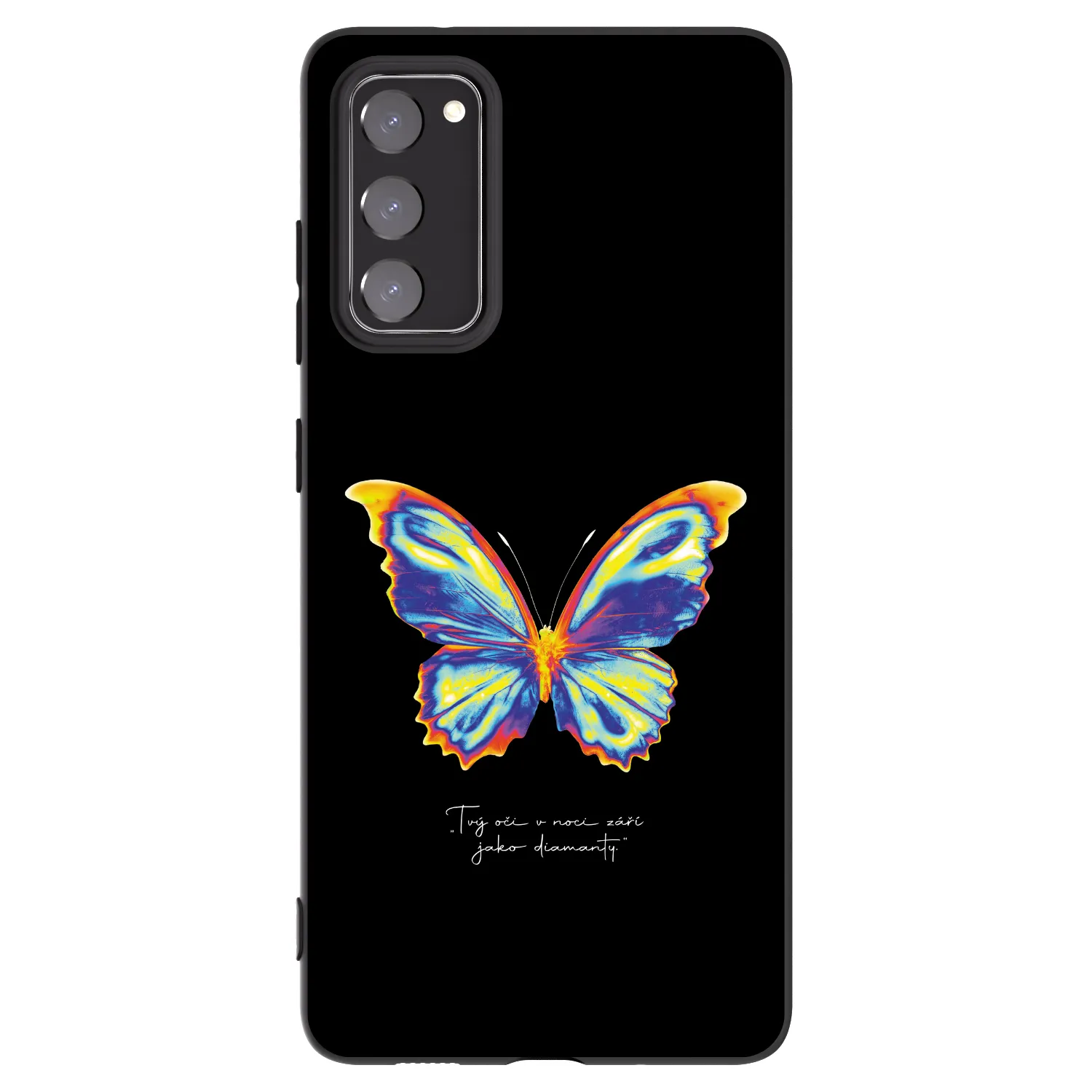 Picasee Samsung Galaxy S20 FE Hülle - Schwarzes Silikon - Diamanty Black