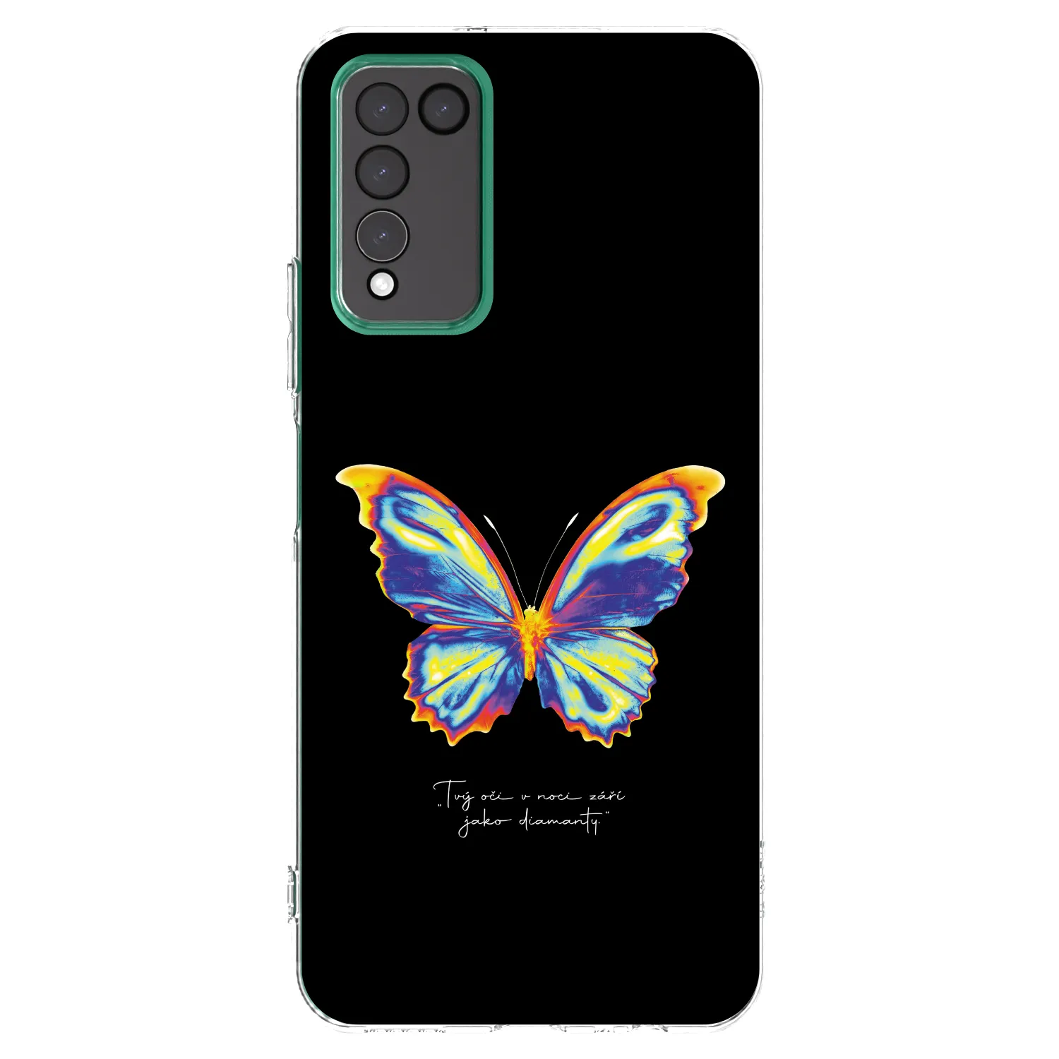 Picasee Honor 10X Lite Hülle - Transparentes Silikon - Diamanty Black