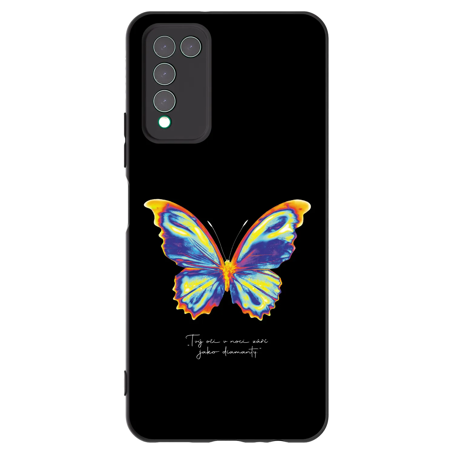 Picasee Honor 10X Lite Hülle - Schwarzes Silikon - Diamanty Black