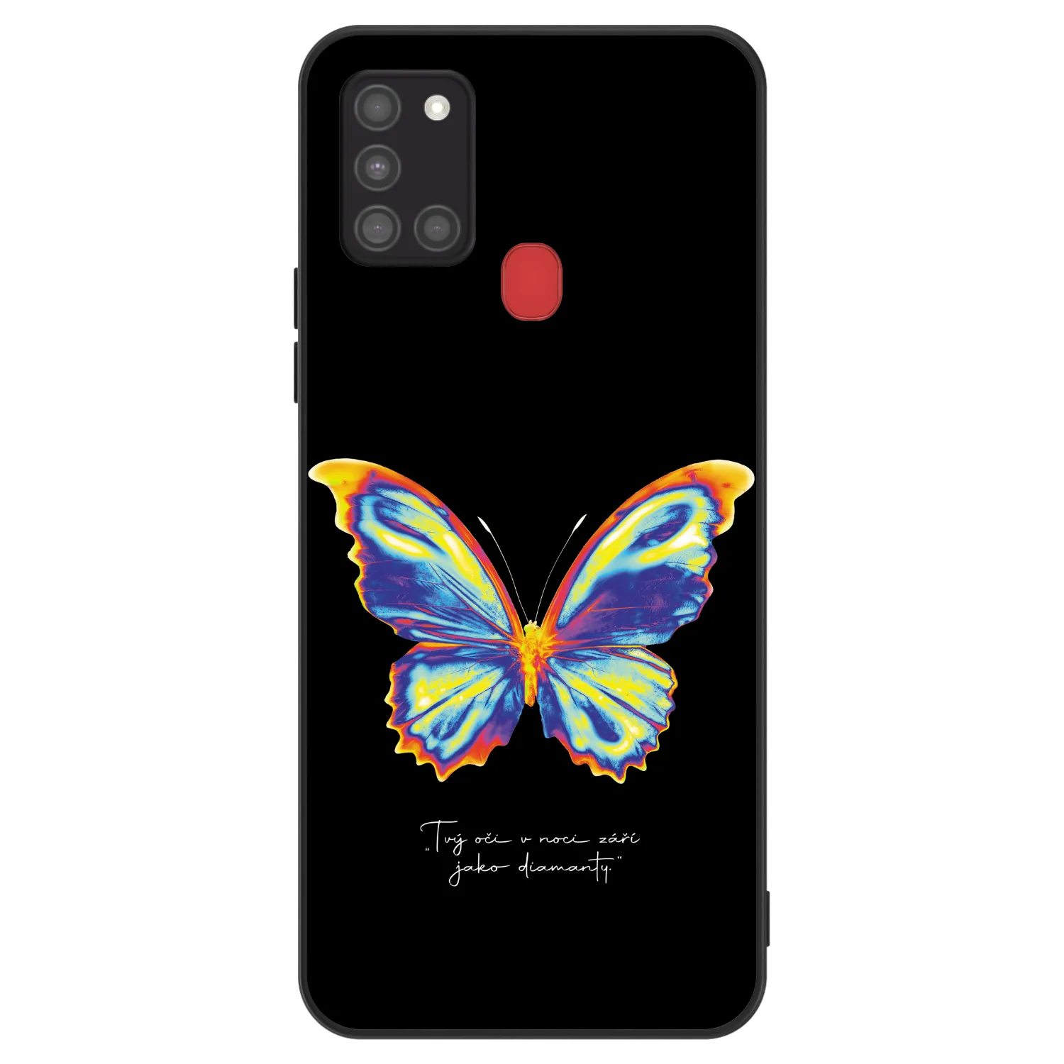 Picasee ULTIMATE CASE für Samsung Galaxy A21s - Diamanty Black