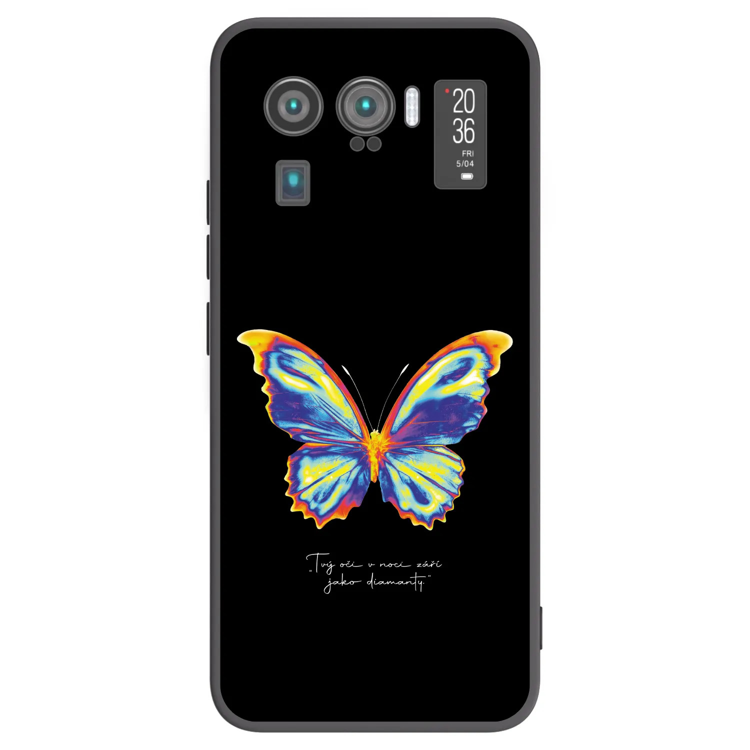 Picasee Xiaomi Mi 11 Ultra Hülle - Schwarzes Silikon - Diamanty Black