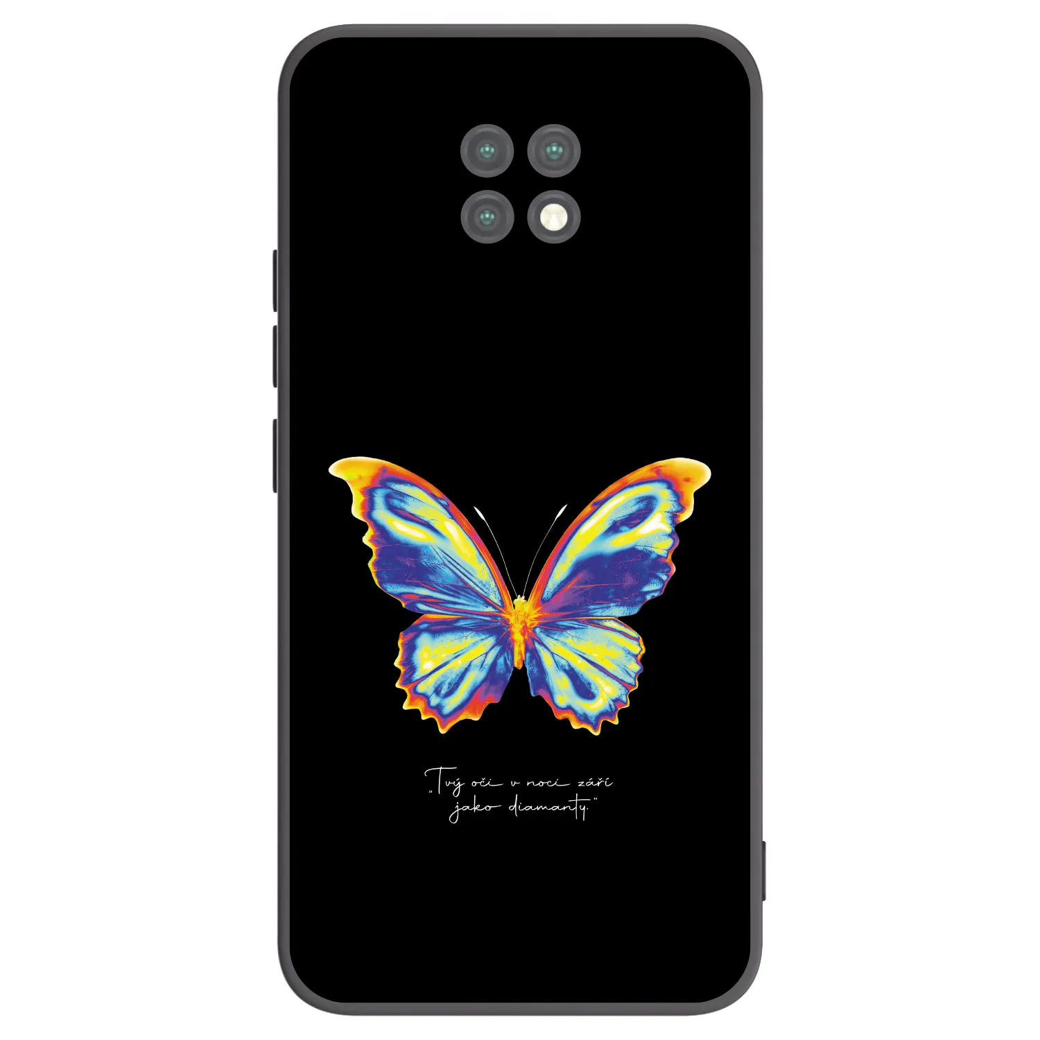 Picasee Xiaomi Redmi Note 9T Hülle - Schwarzes Silikon - Diamanty Black
