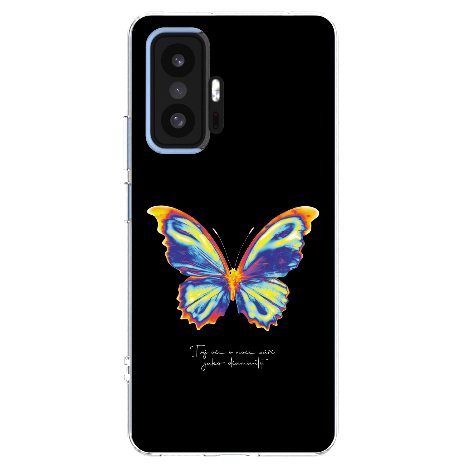Picasee Xiaomi 11T Pro Hülle - Transparentes Silikon - Diamanty Black