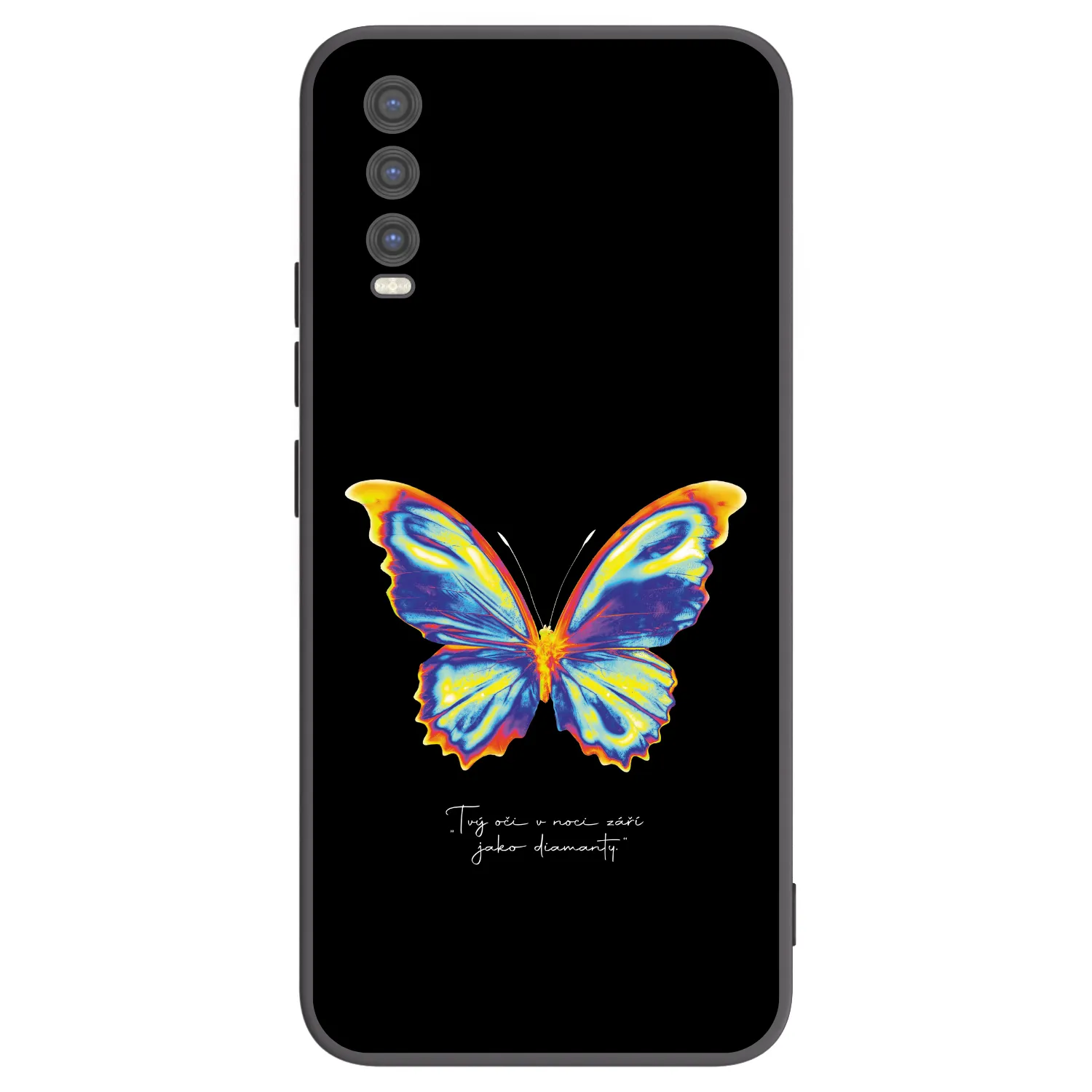 Picasee Vivo Y20s Hülle - Schwarzes Silikon - Diamanty Black