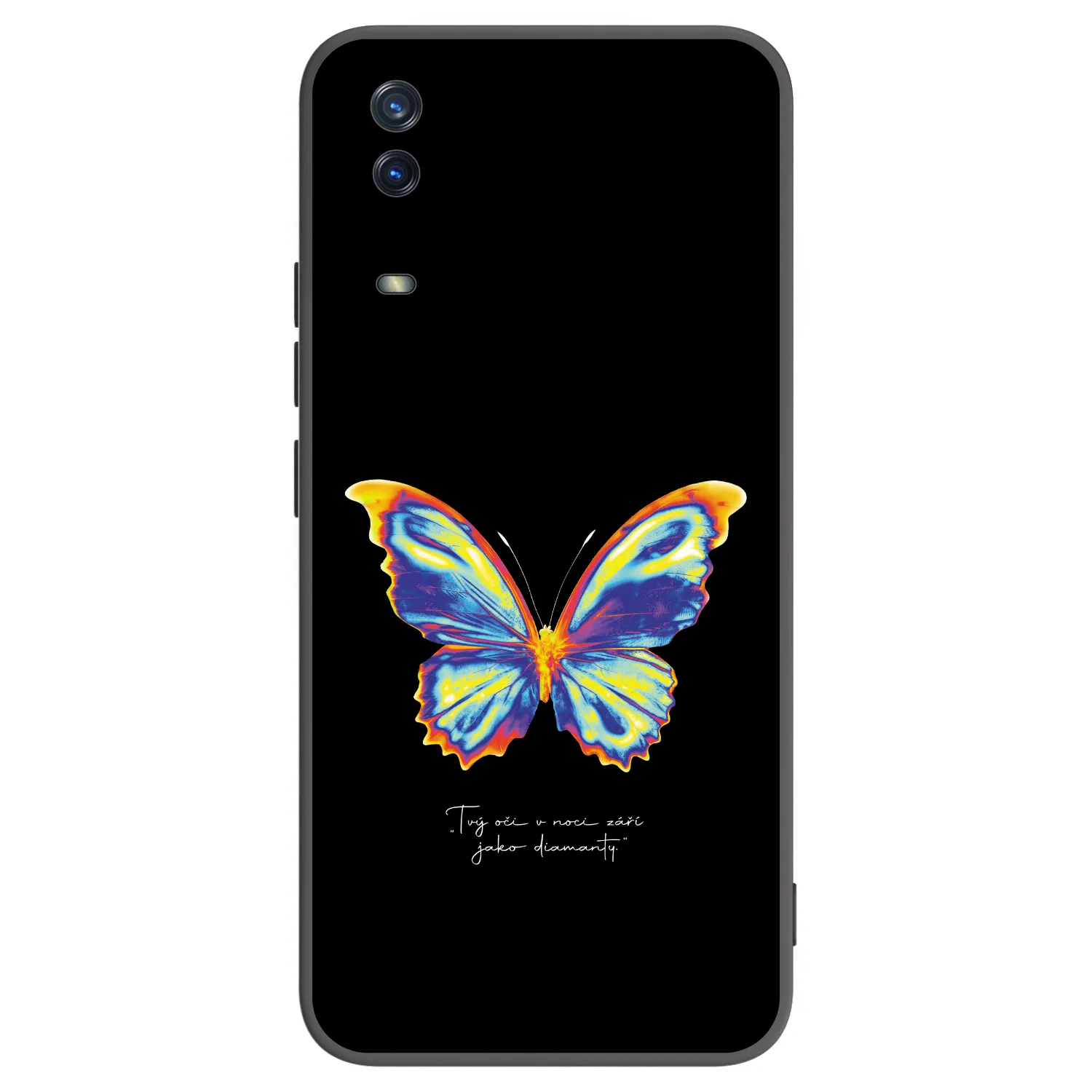 Picasee Vivo Y11s Hülle - Schwarzes Silikon - Diamanty Black