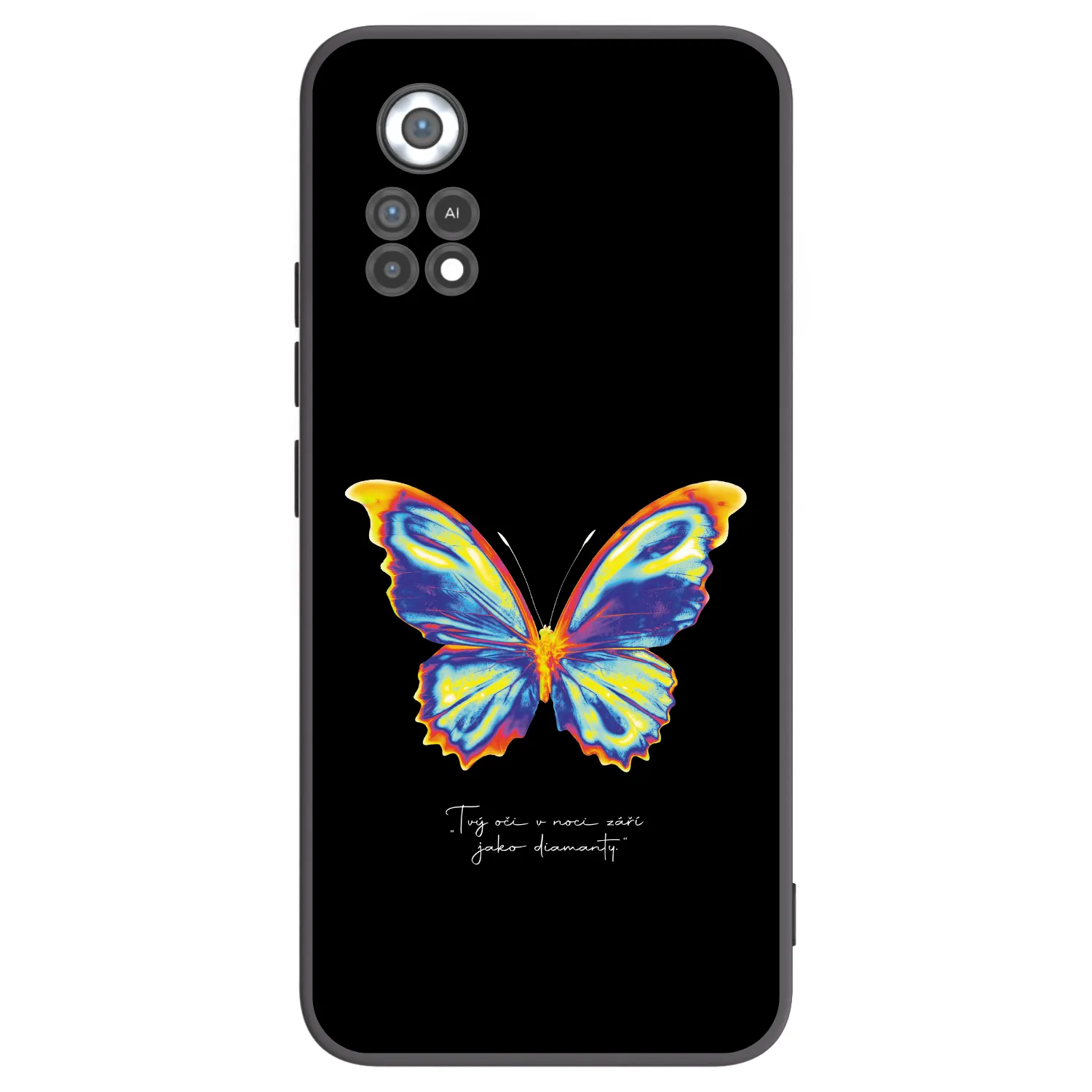 Picasee Xiaomi Poco X4 Pro 5G Hülle - Schwarzes Silikon - Diamanty Black