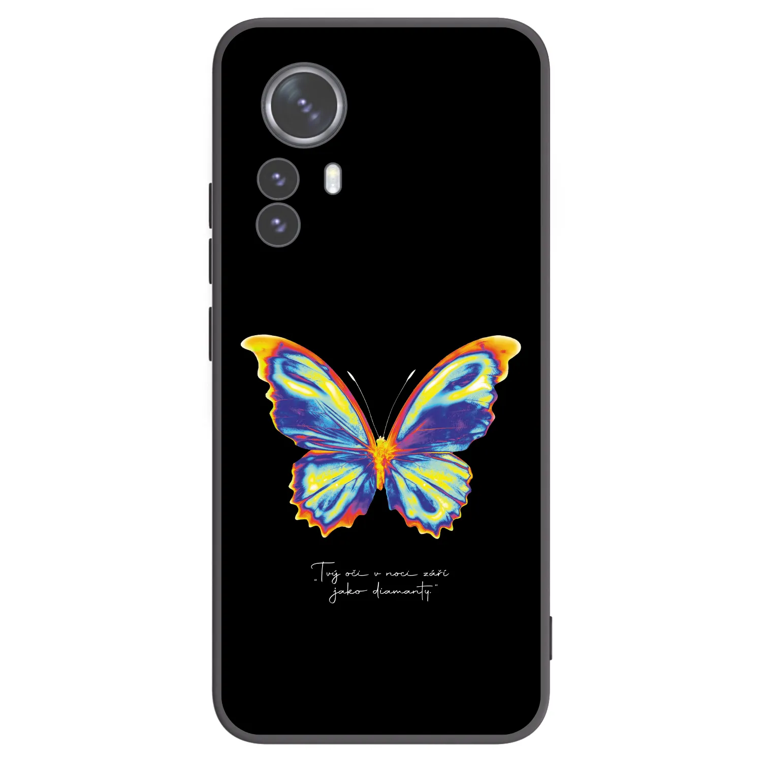Picasee Xiaomi 12 Pro Hülle - Schwarzes Silikon - Diamanty Black