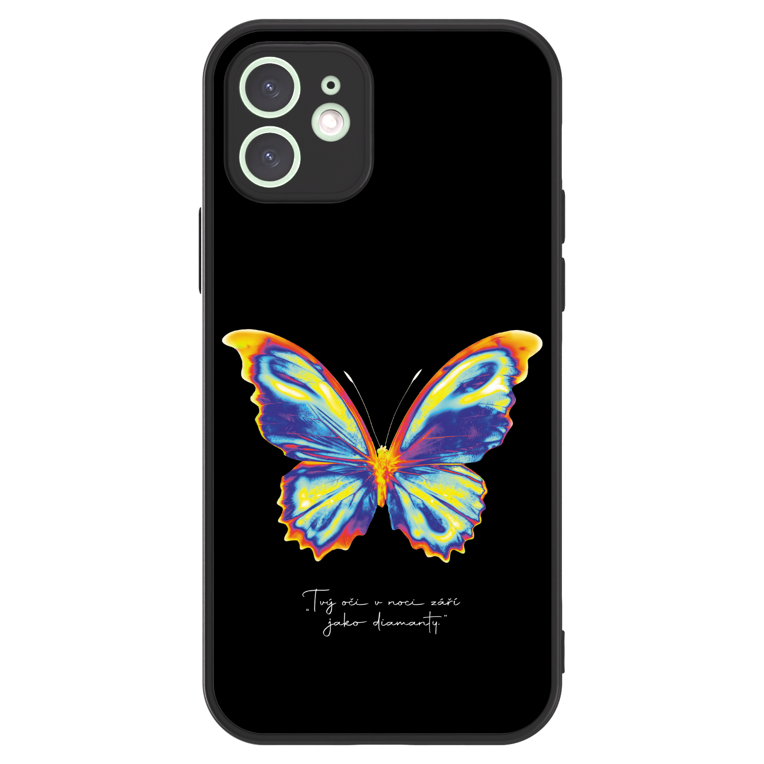 Picasee ULTIMATE CASE MagSafe für Apple iPhone 12 - Diamanty Black