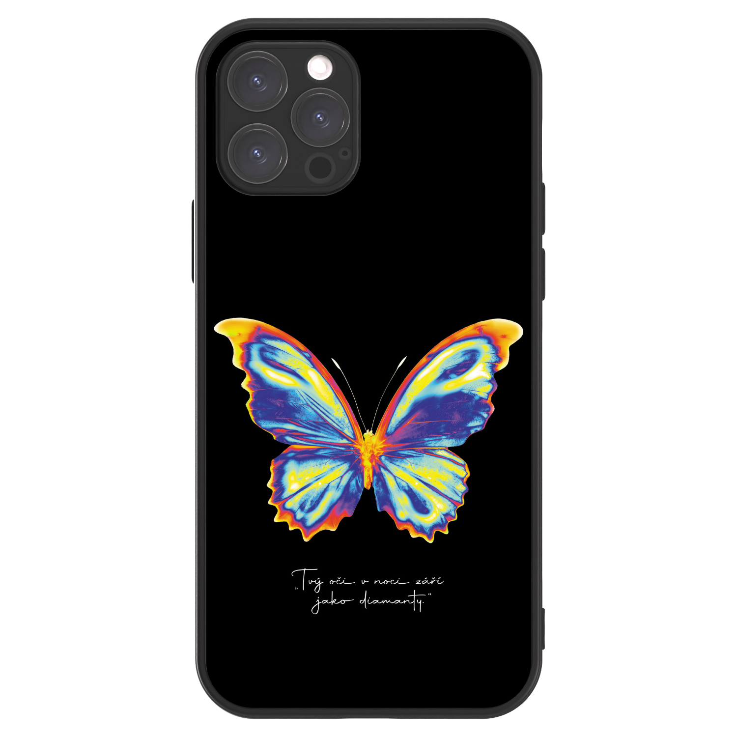 Picasee ULTIMATE CASE MagSafe für Apple iPhone 12 Pro - Diamanty Black