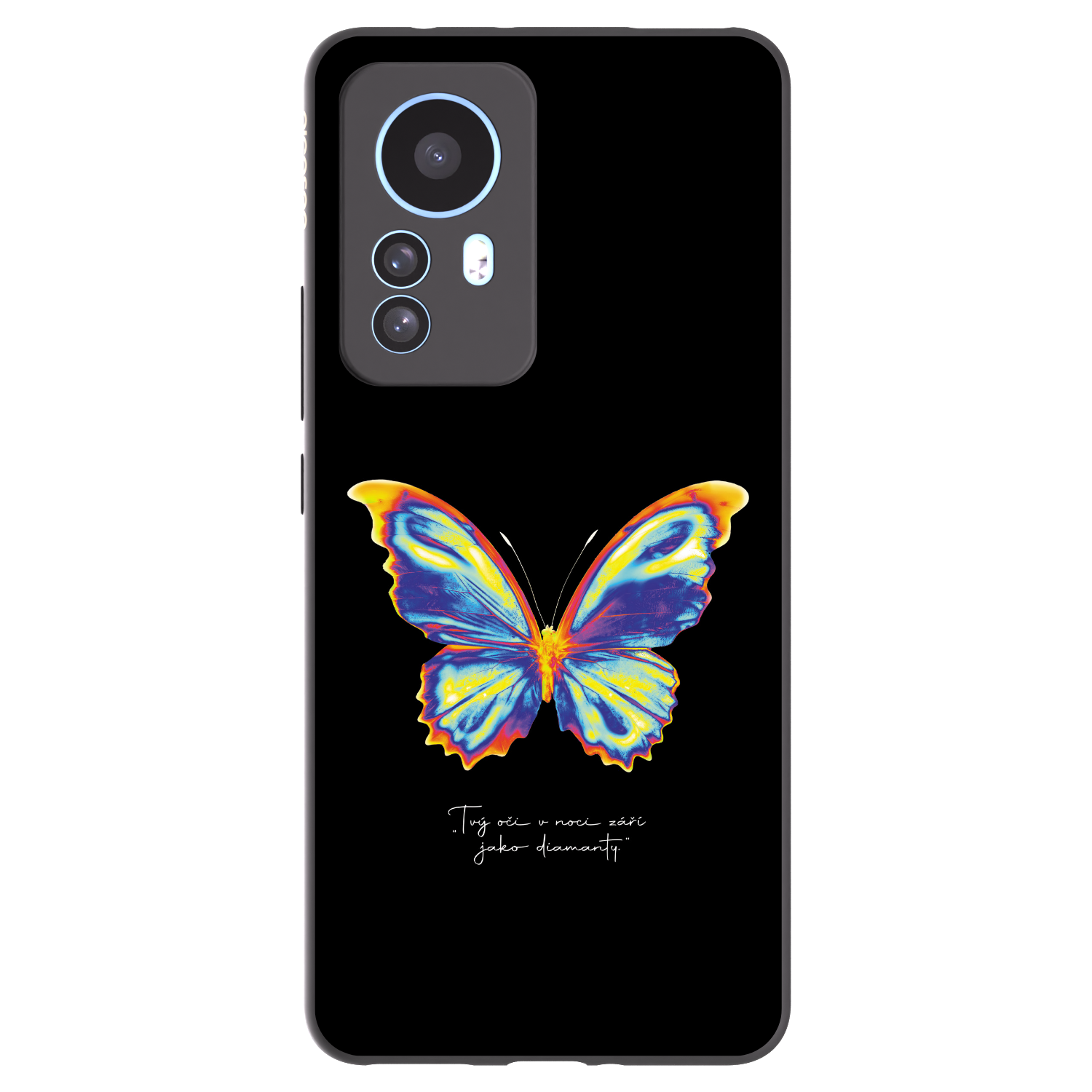 Picasee Xiaomi 12T Pro Hülle - Schwarzes Silikon - Diamanty Black