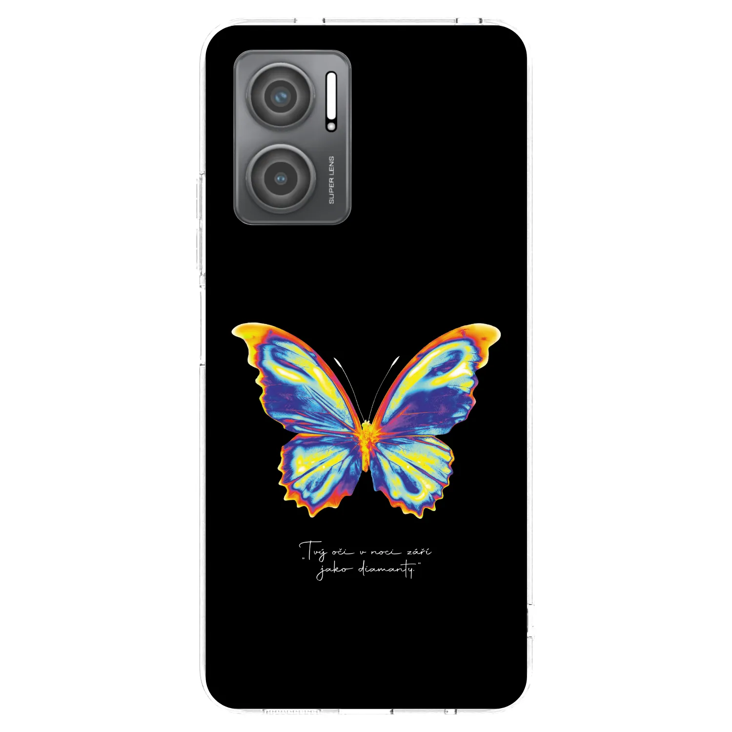 Picasee Xiaomi Redmi 10 5G Hülle - Transparentes Silikon - Diamanty Black