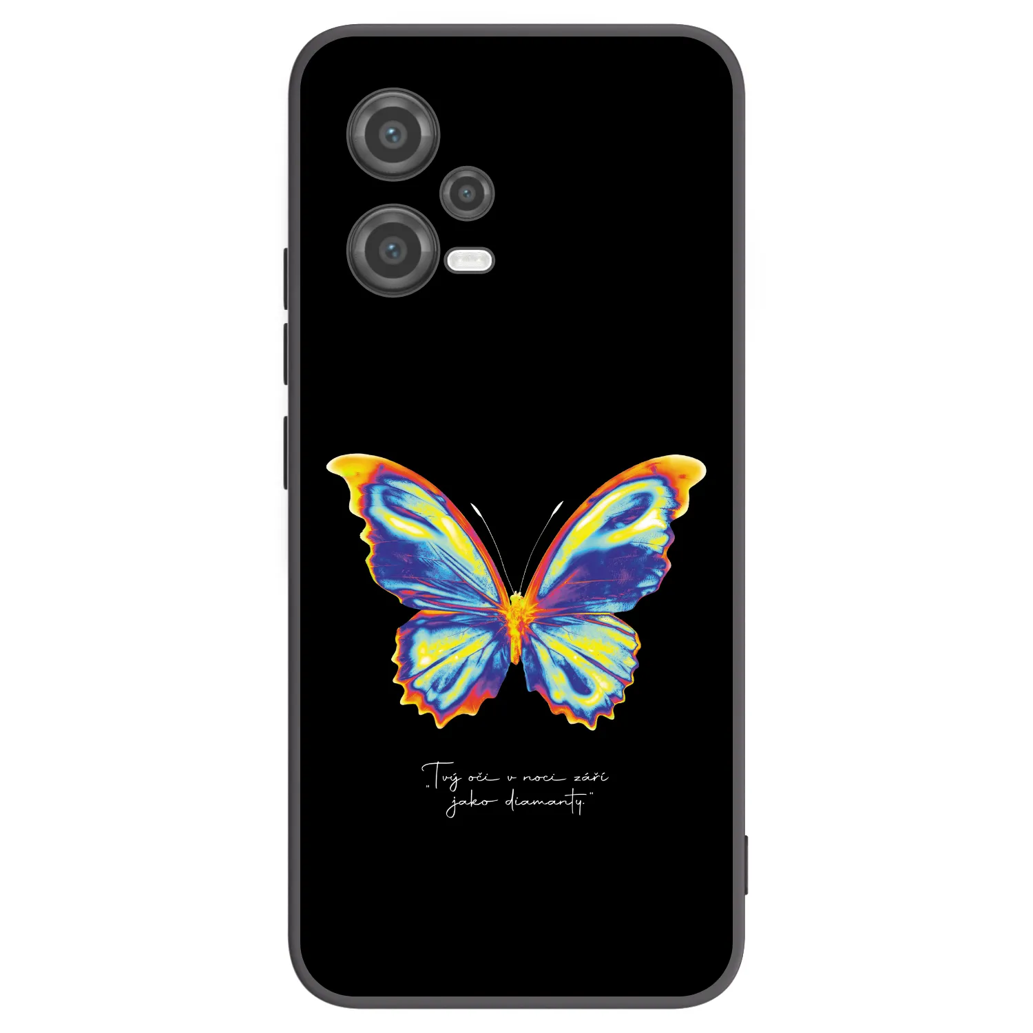 Picasee Xiaomi Poco X5 Hülle - Schwarzes Silikon - Diamanty Black