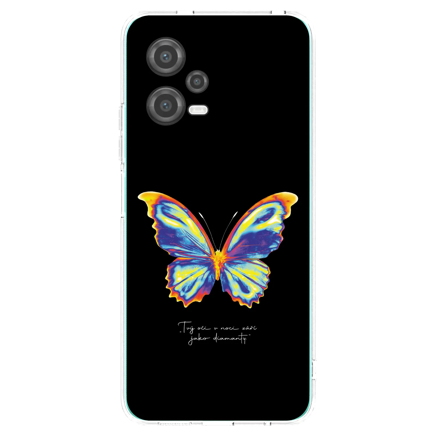 Picasee Xiaomi Poco X5 Hülle - Transparentes Silikon - Diamanty Black
