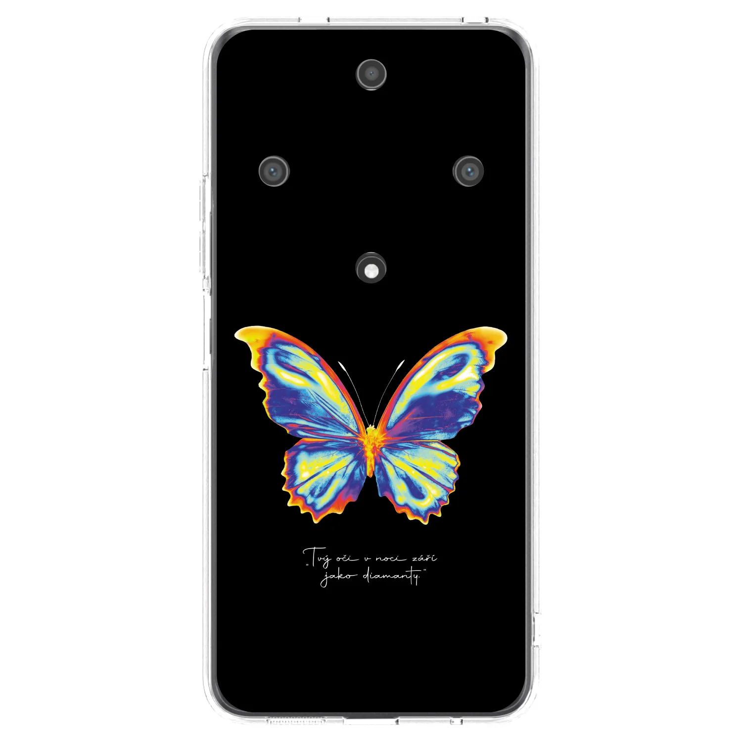 Picasee Honor Magic5 Lite 5G Hülle - Transparentes Silikon - Diamanty Black