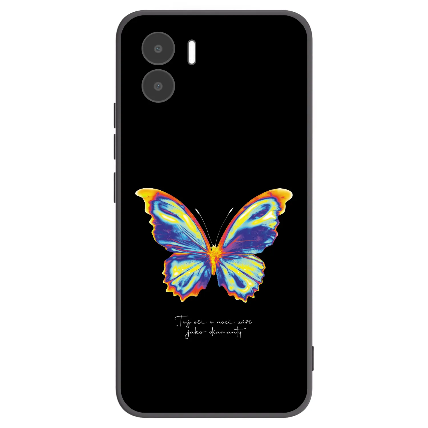 Picasee Xiaomi Redmi A2 Hülle - Schwarzes Silikon - Diamanty Black