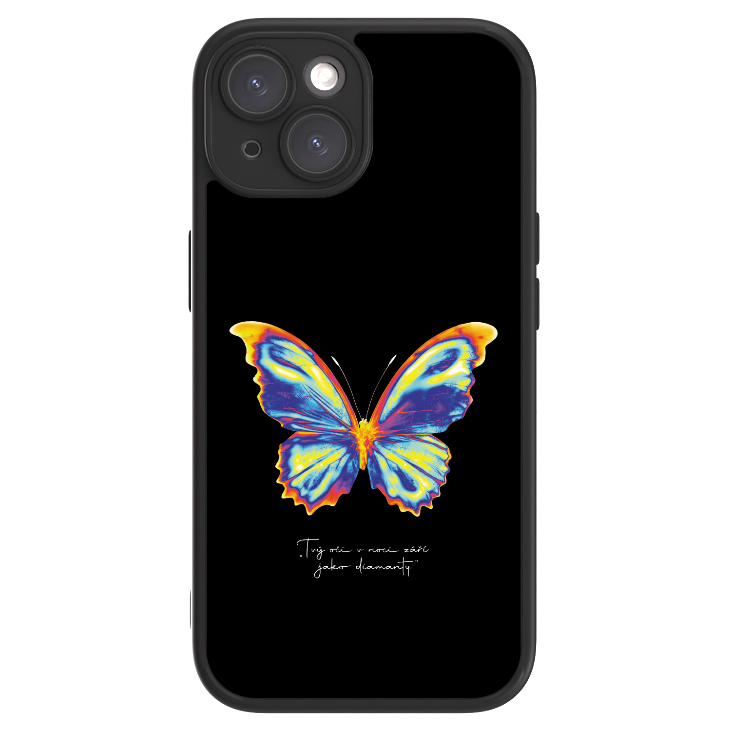 Picasee ULTIMATE CASE für Apple iPhone 15 - Diamanty Black