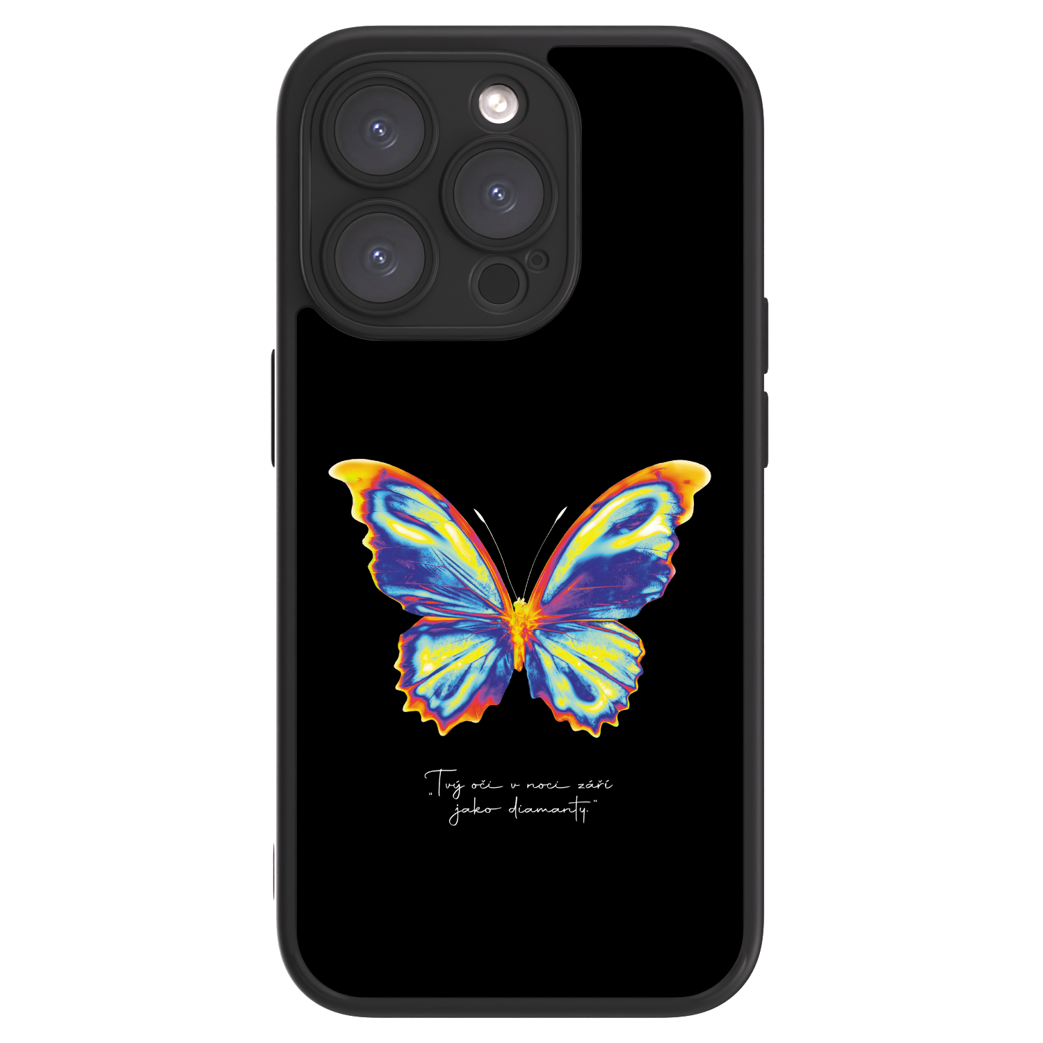 Picasee ULTIMATE CASE für Apple iPhone 15 Pro - Diamanty Black