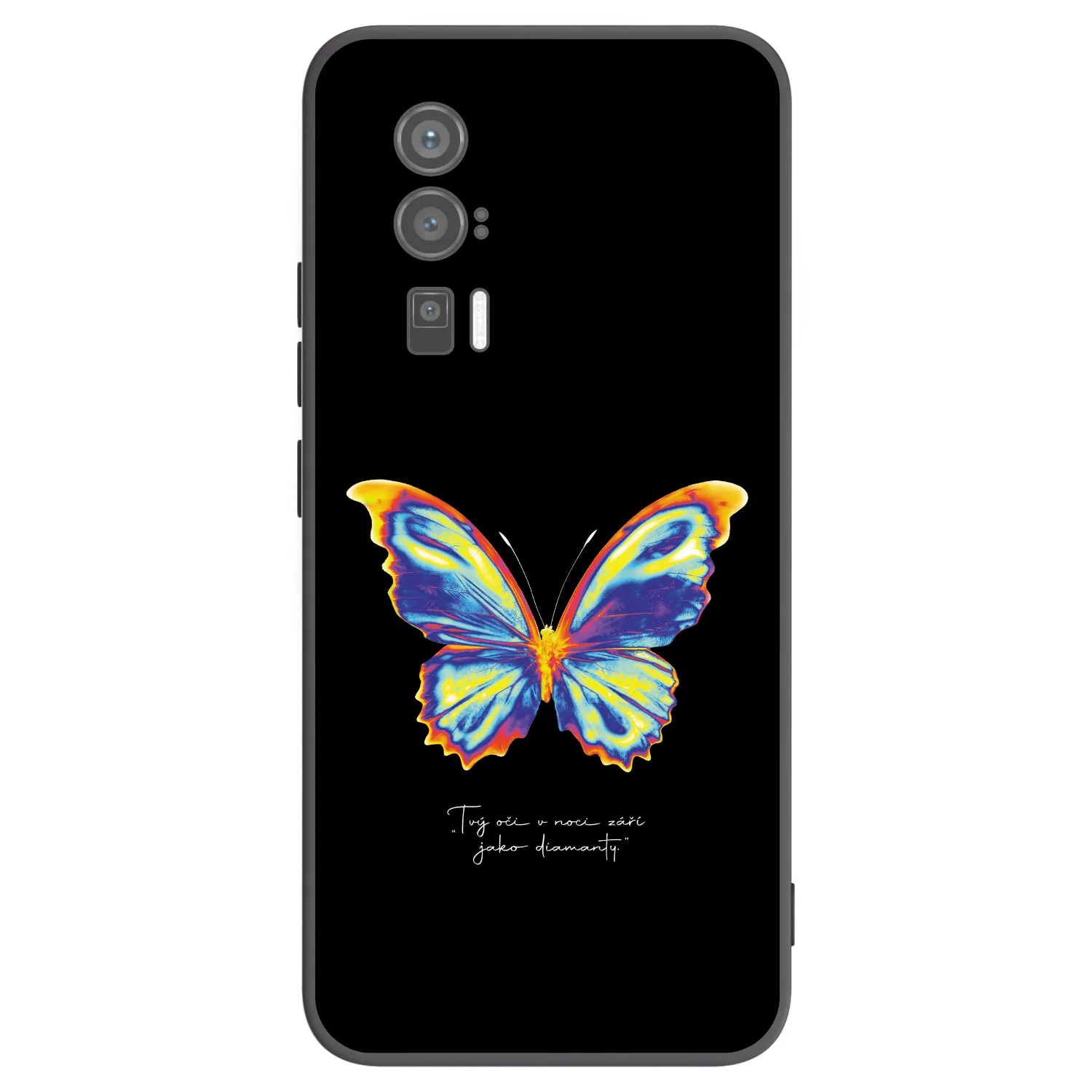 Picasee Xiaomi Poco F5 Pro 5G Hülle - Schwarzes Silikon - Diamanty Black