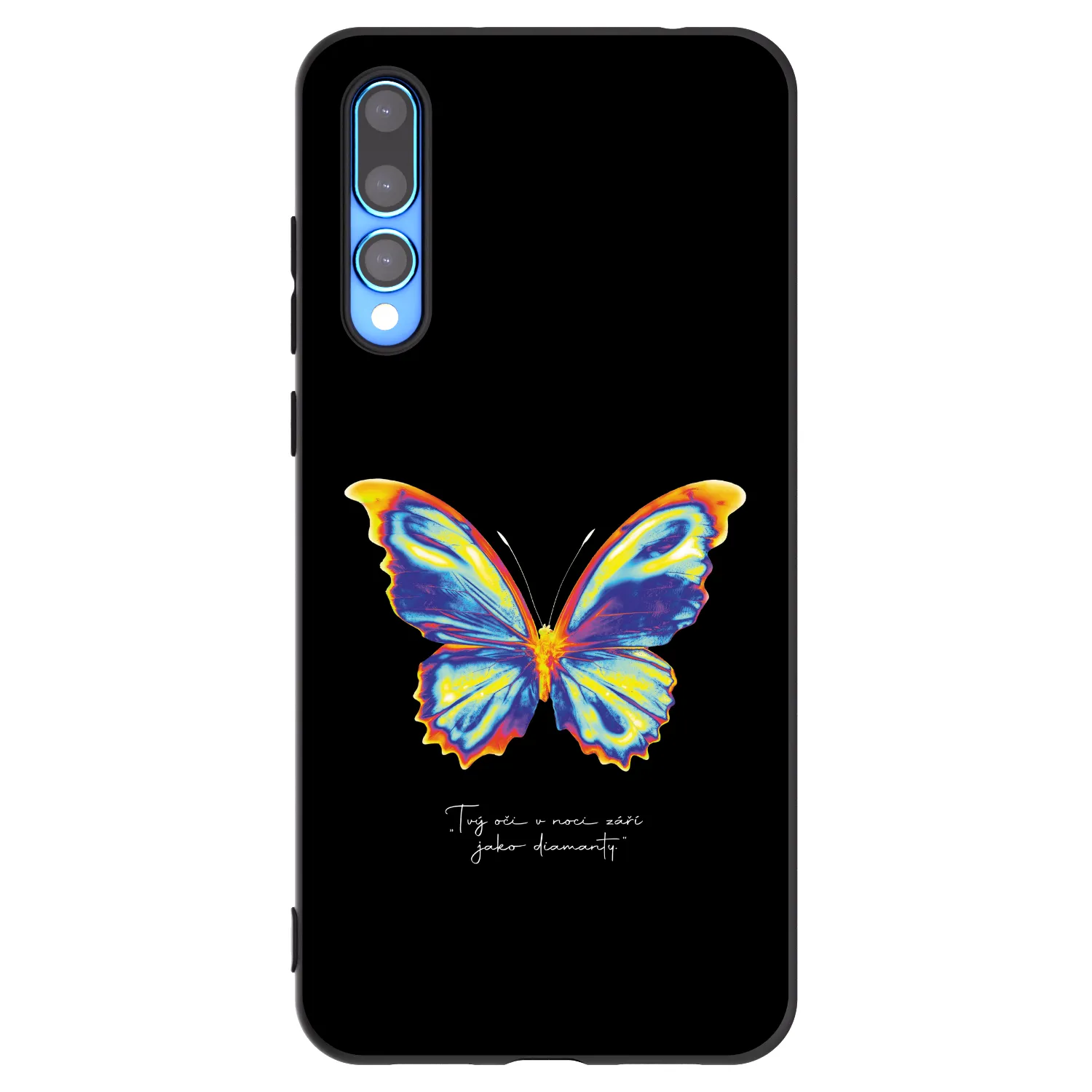 Picasee Huawei P20 Pro Hülle - Schwarzes Silikon - Diamanty Black