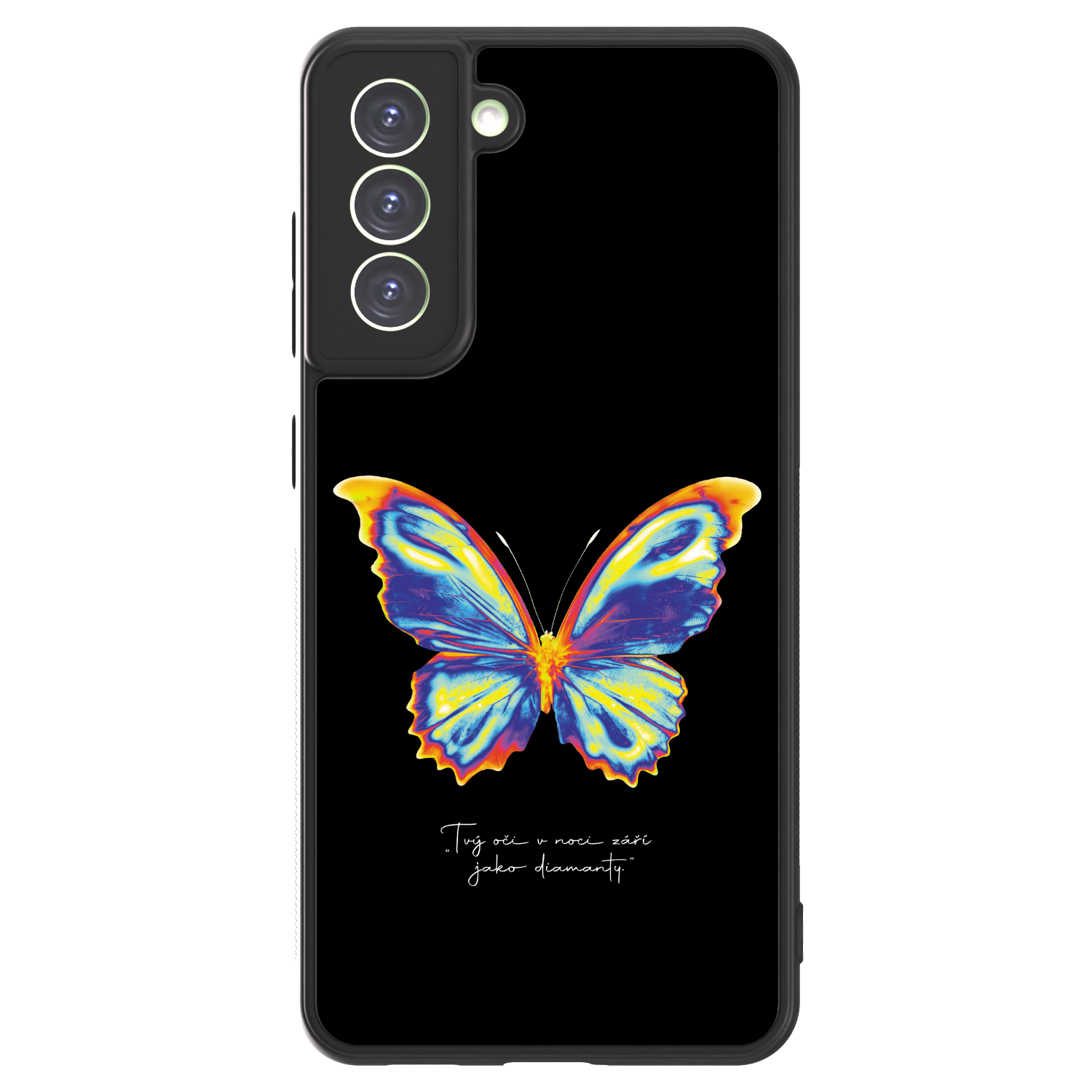 Picasee ULTIMATE CASE PowerShare für Samsung Galaxy S21 FE 5G - Diamanty Black