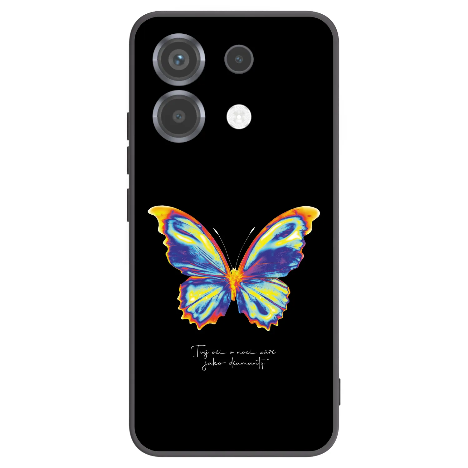 Picasee Xiaomi Poco X6 Hülle - Schwarzes Silikon - Diamanty Black