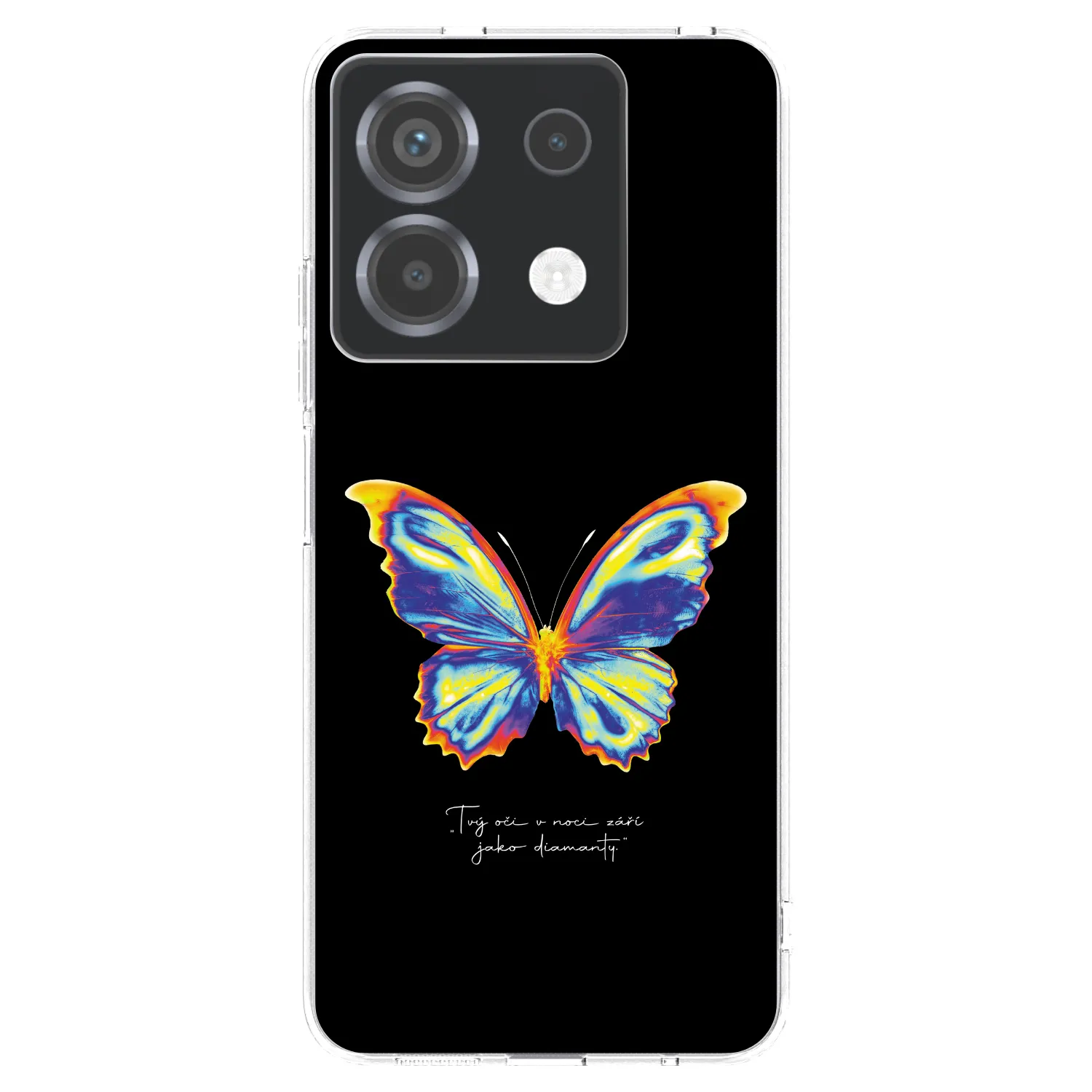 Picasee Xiaomi Poco X6 Hülle - Transparentes Silikon - Diamanty Black