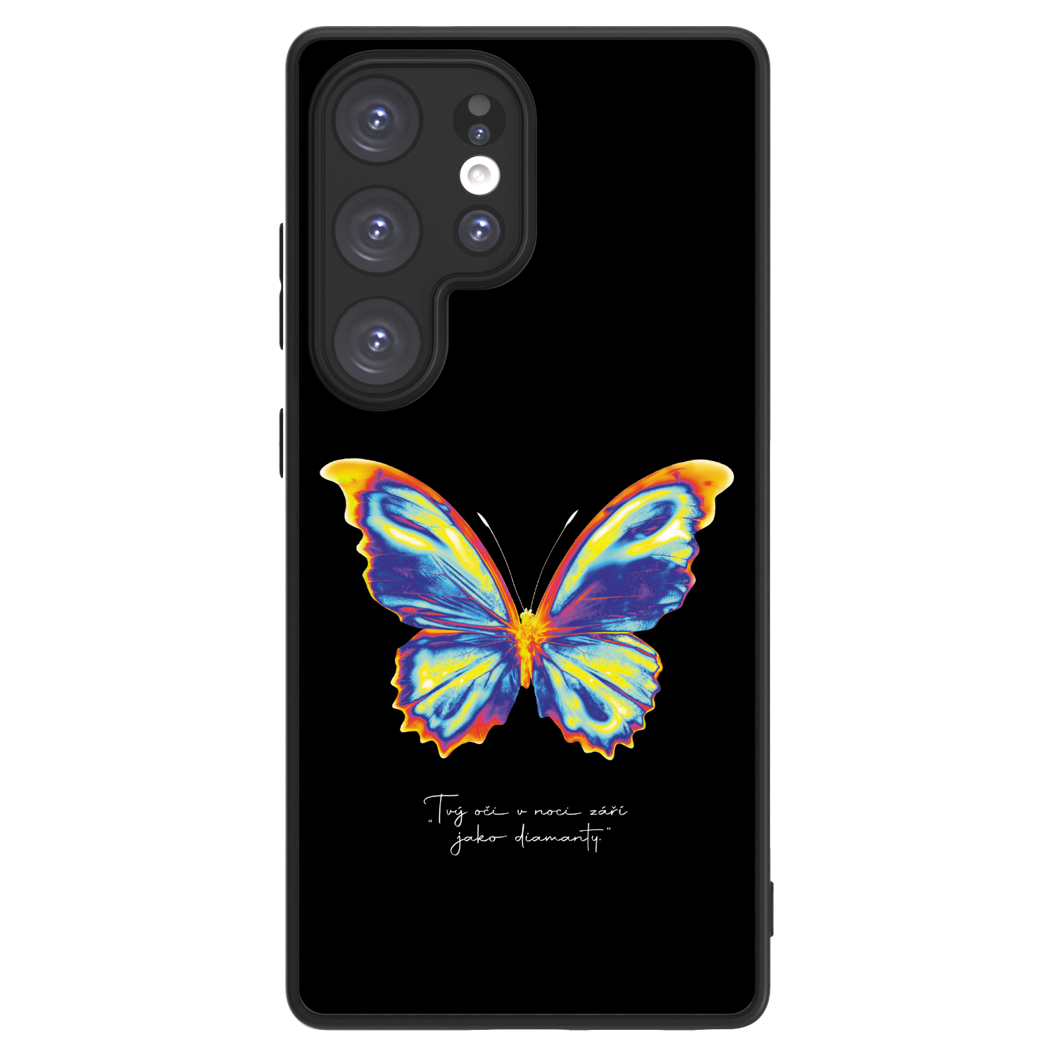 Picasee ULTIMATE CASE PowerShare für Samsung Galaxy S25 Ultra 5G - Diamanty Black