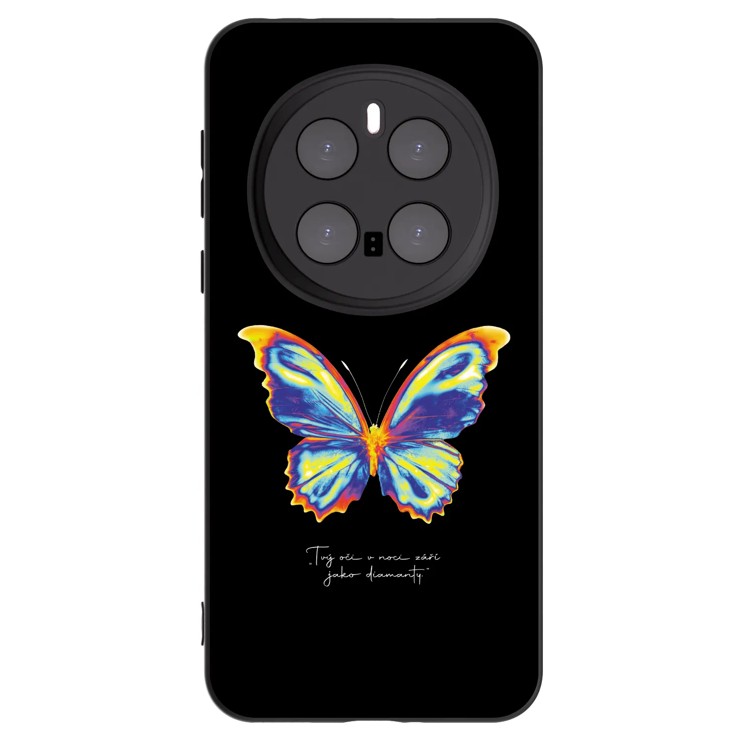 Picasee Honor Magic7 Pro 5G Hülle - Schwarzes Silikon - Diamanty Black