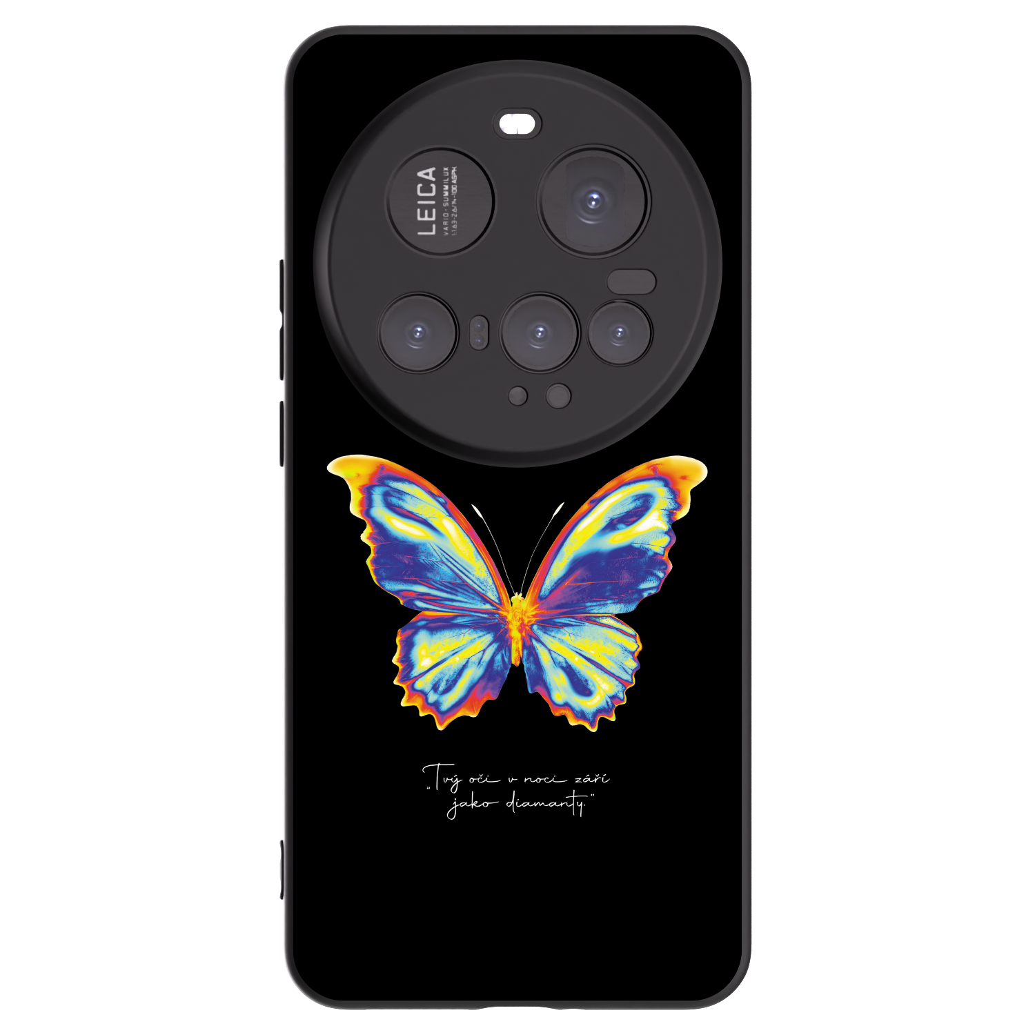 Picasee Xiaomi 15 Ultra Hülle - Schwarzes Silikon - Diamanty Black