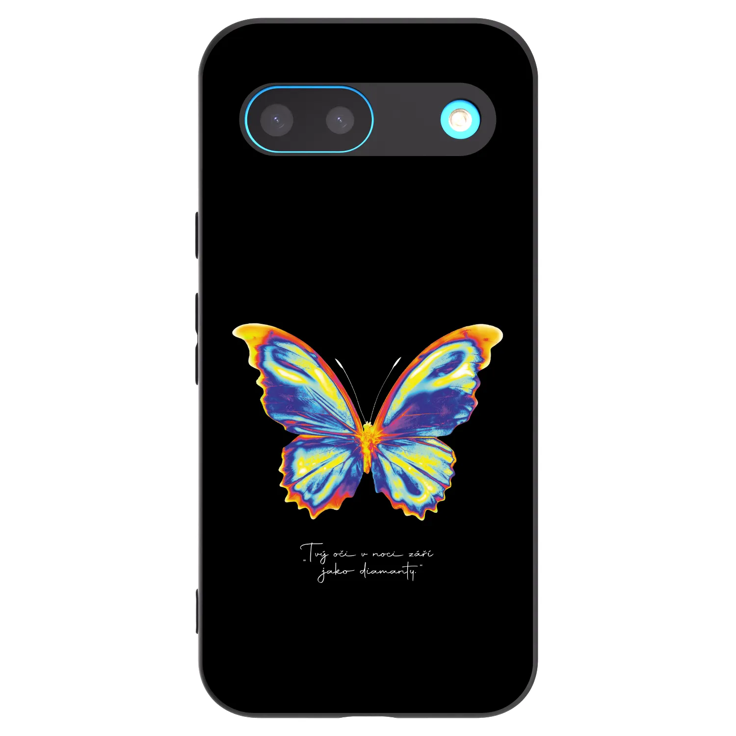 Picasee Google Pixel 8 Hülle - Schwarzes Silikon - Diamanty Black