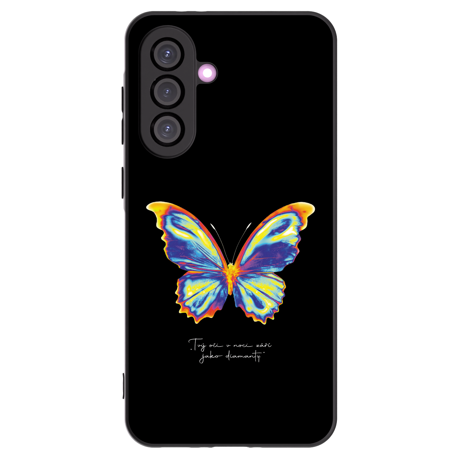 Picasee Samsung Galaxy A36 5G Hülle - Schwarzes Silikon - Diamanty Black