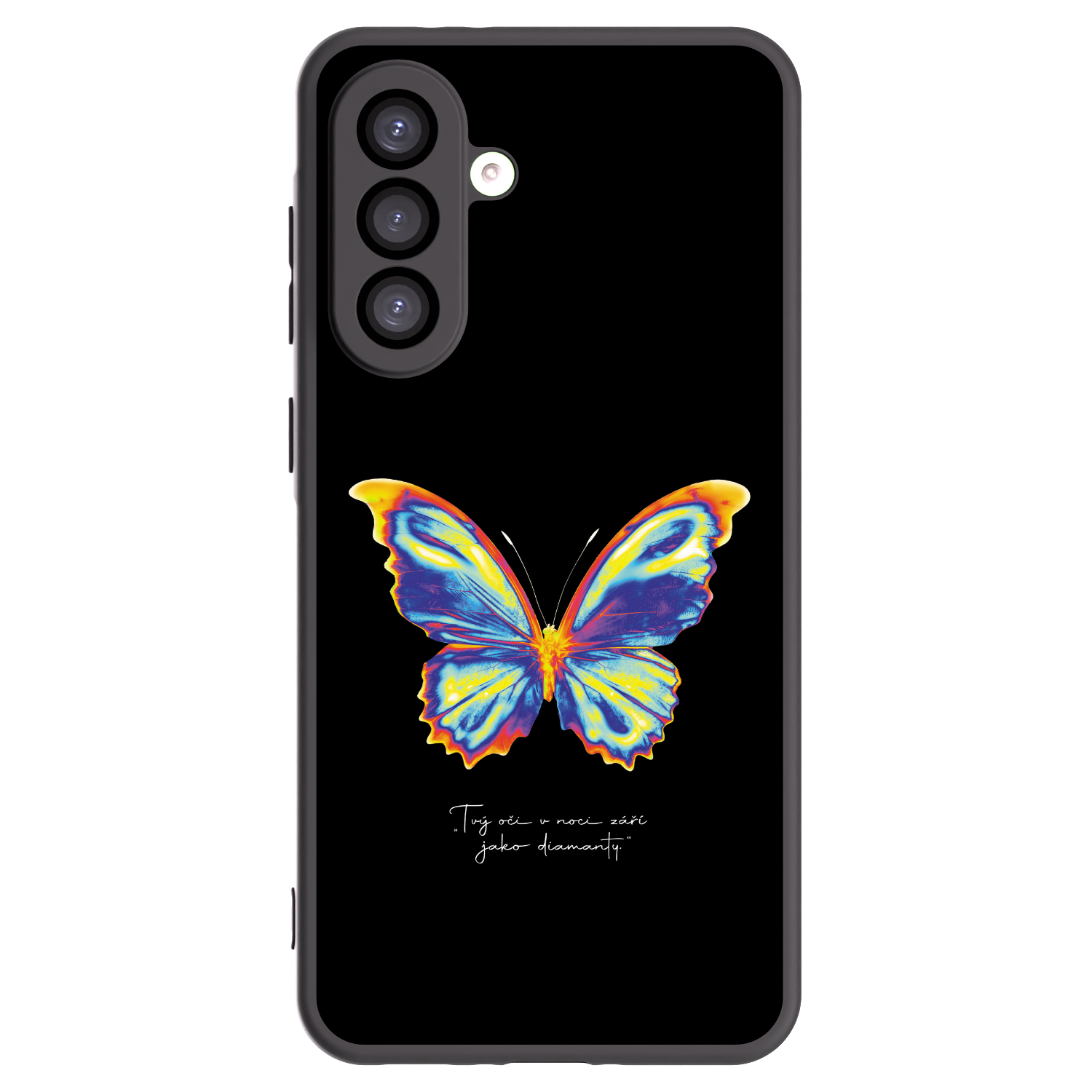 Picasee Samsung Galaxy A26 5G A266B Hülle - Schwarzes Silikon - Diamanty Black