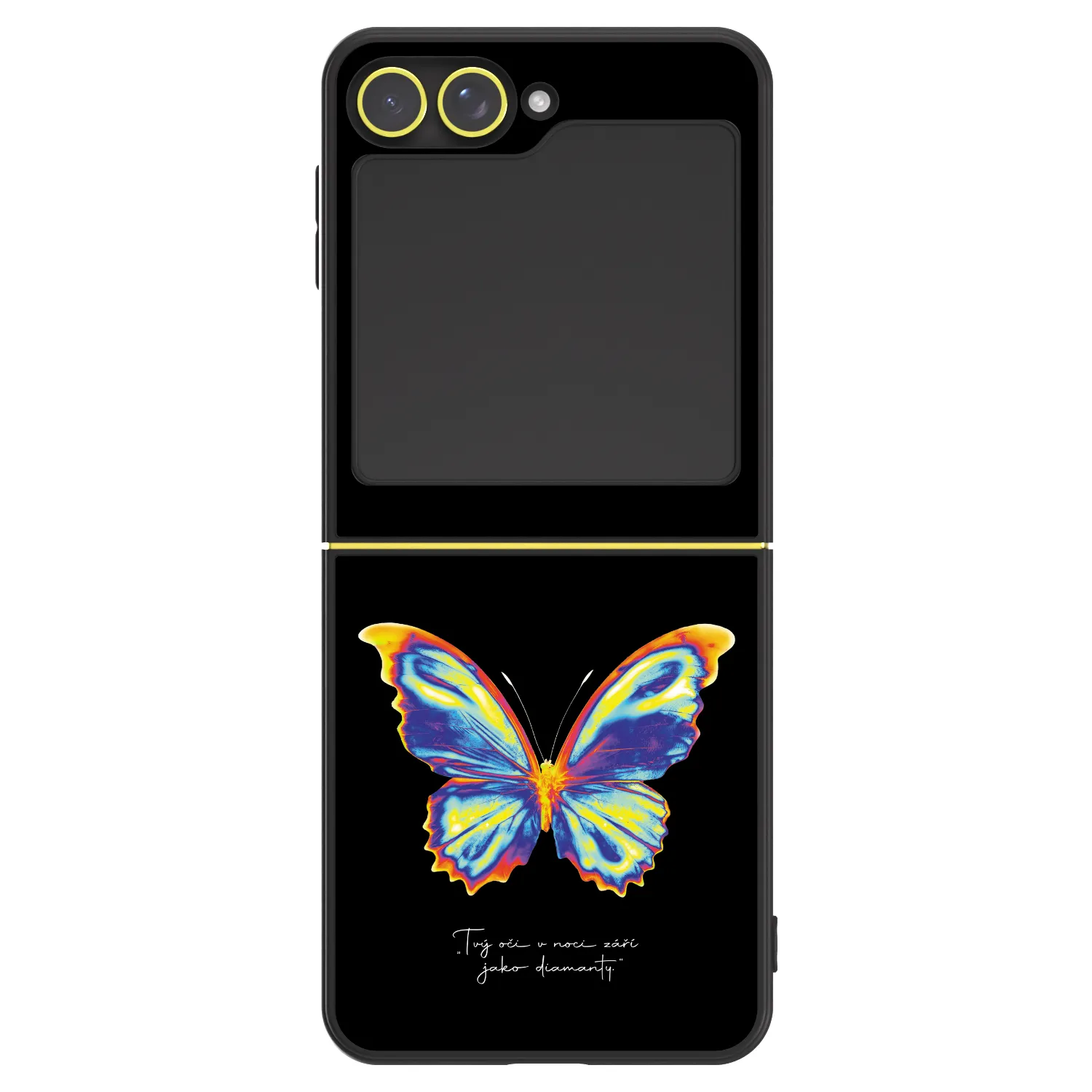 Picasee ULTIMATE CASE für Samsung Galaxy Z Flip5 5G - Diamanty Black