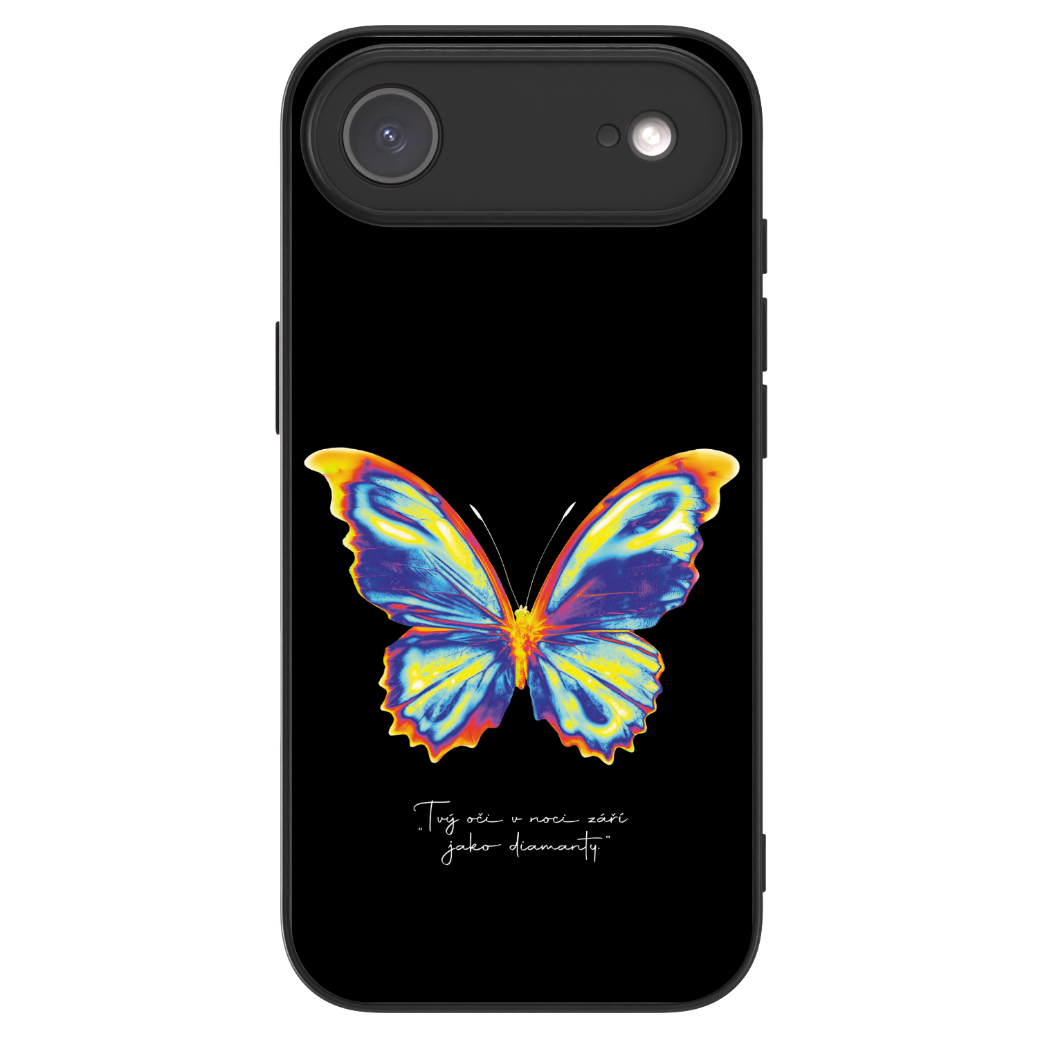 Picasee ULTIMATE CASE MagSafe für Apple iPhone Air - Diamanty Black