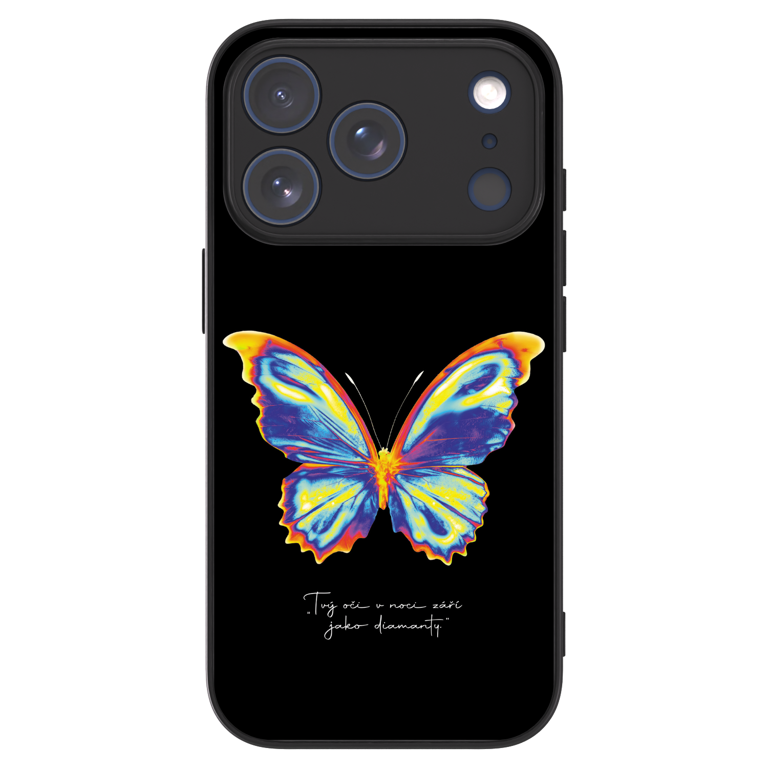 Picasee ULTIMATE CASE MagSafe für Apple iPhone 17 Pro - Diamanty Black