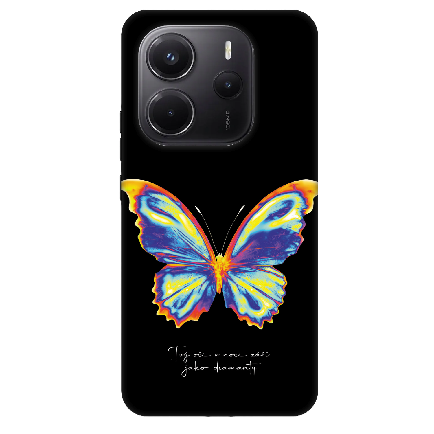 Picasee Fashion Case für Xiaomi Redmi Note 14 5G - Diamanty Black