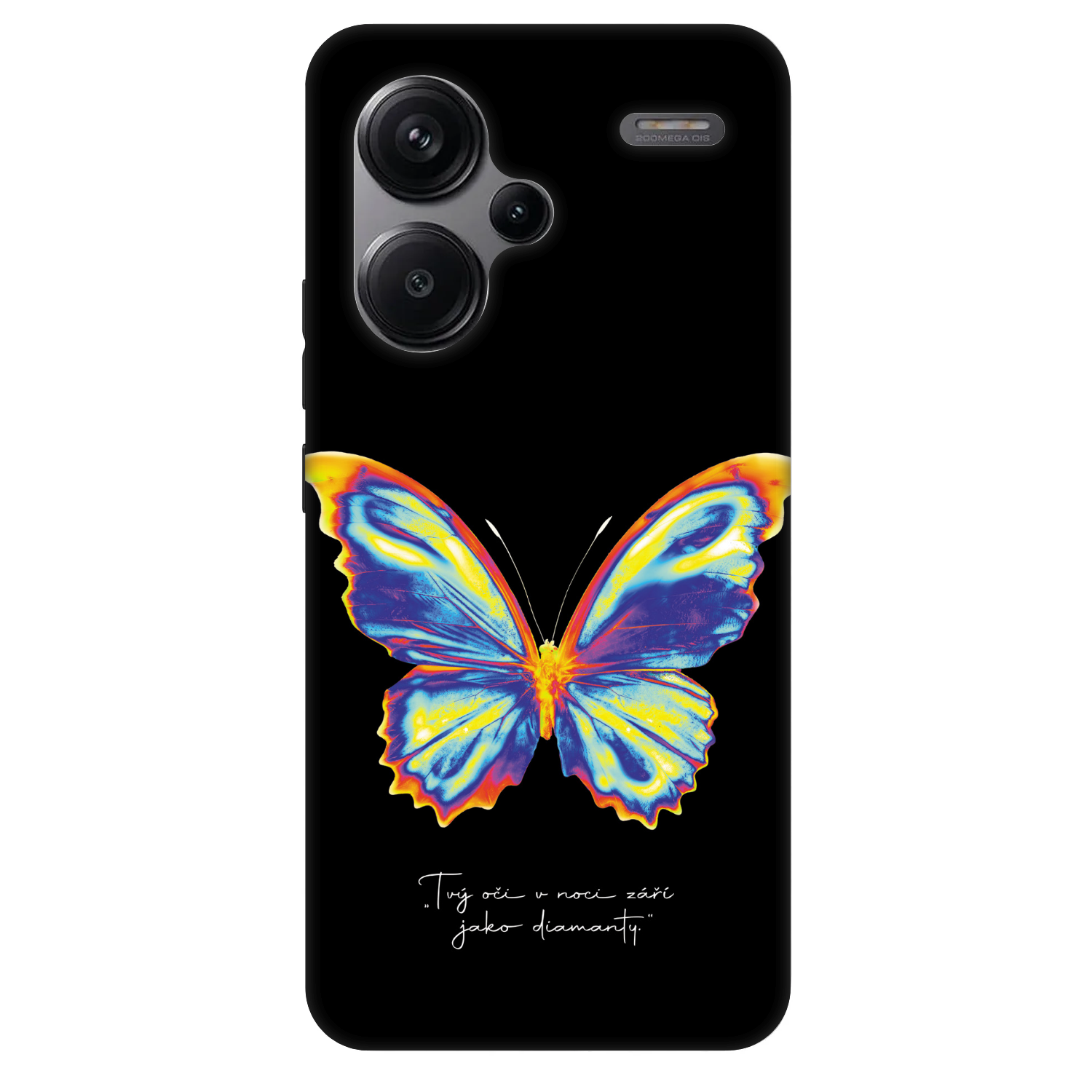 Picasee Fashion Case für Xiaomi Redmi Note 13 Pro+ 5G - Diamanty Black