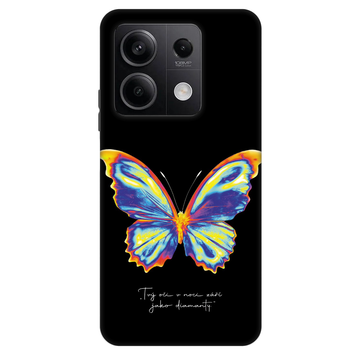 Picasee Fashion Case für Xiaomi Redmi Note 13 5G - Diamanty Black