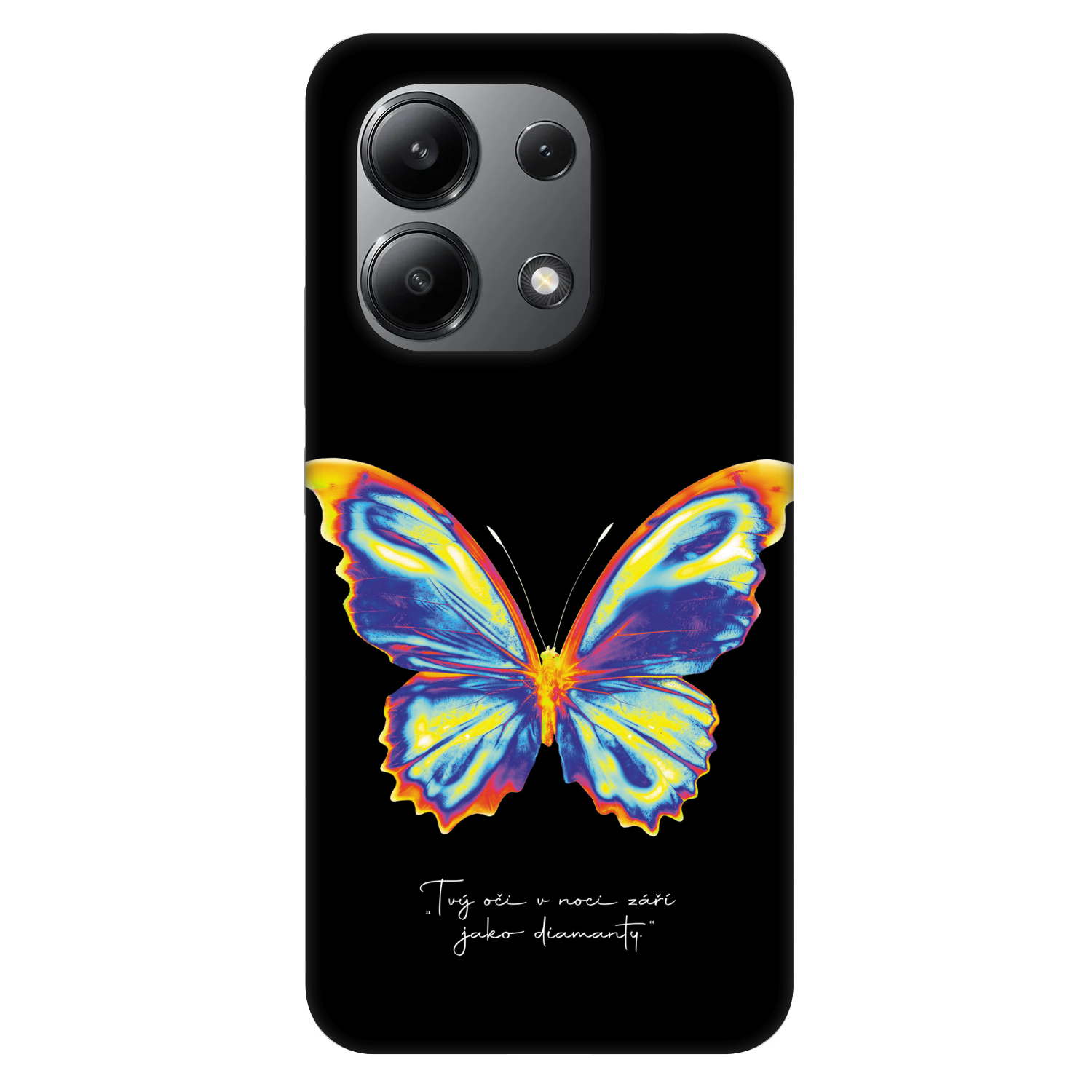 Picasee Fashion Case für Xiaomi Redmi Note 13 4G - Diamanty Black
