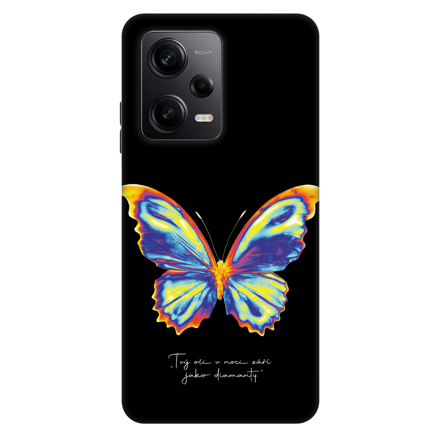 Picasee Fashion Case für Xiaomi Redmi Note 12 Pro+ 5G - Diamanty Black