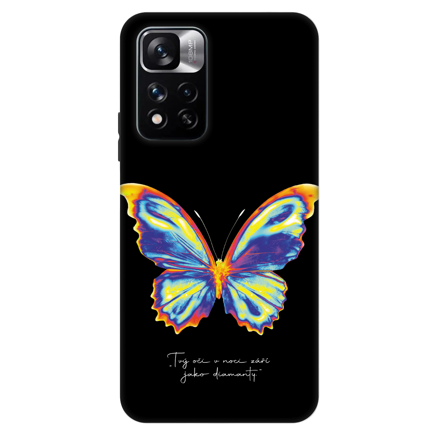 Picasee Fashion Case für Xiaomi Redmi Note 11 Pro 5G - Diamanty Black