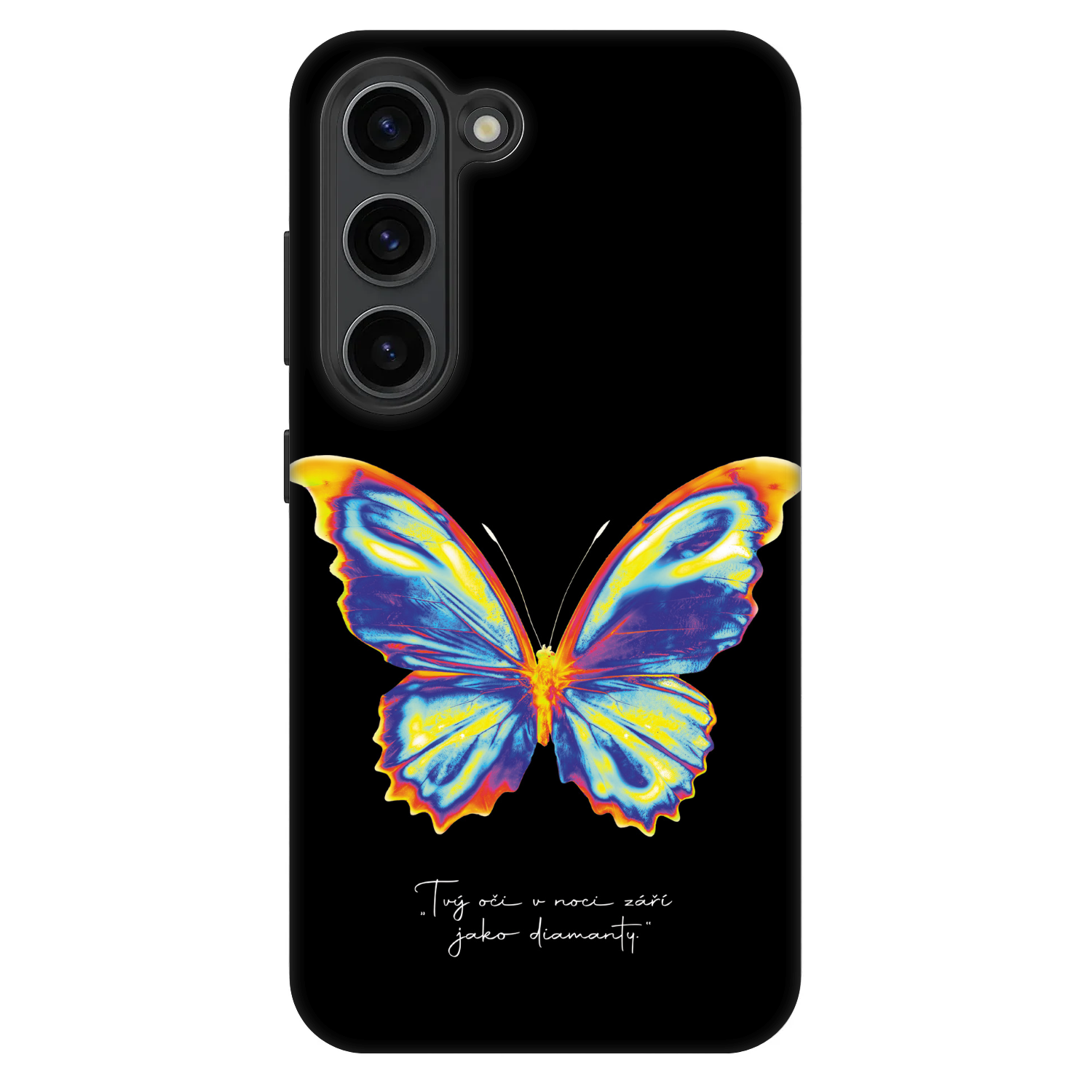 Picasee Fashion Case für Samsung Galaxy S23+ 5G - Diamanty Black