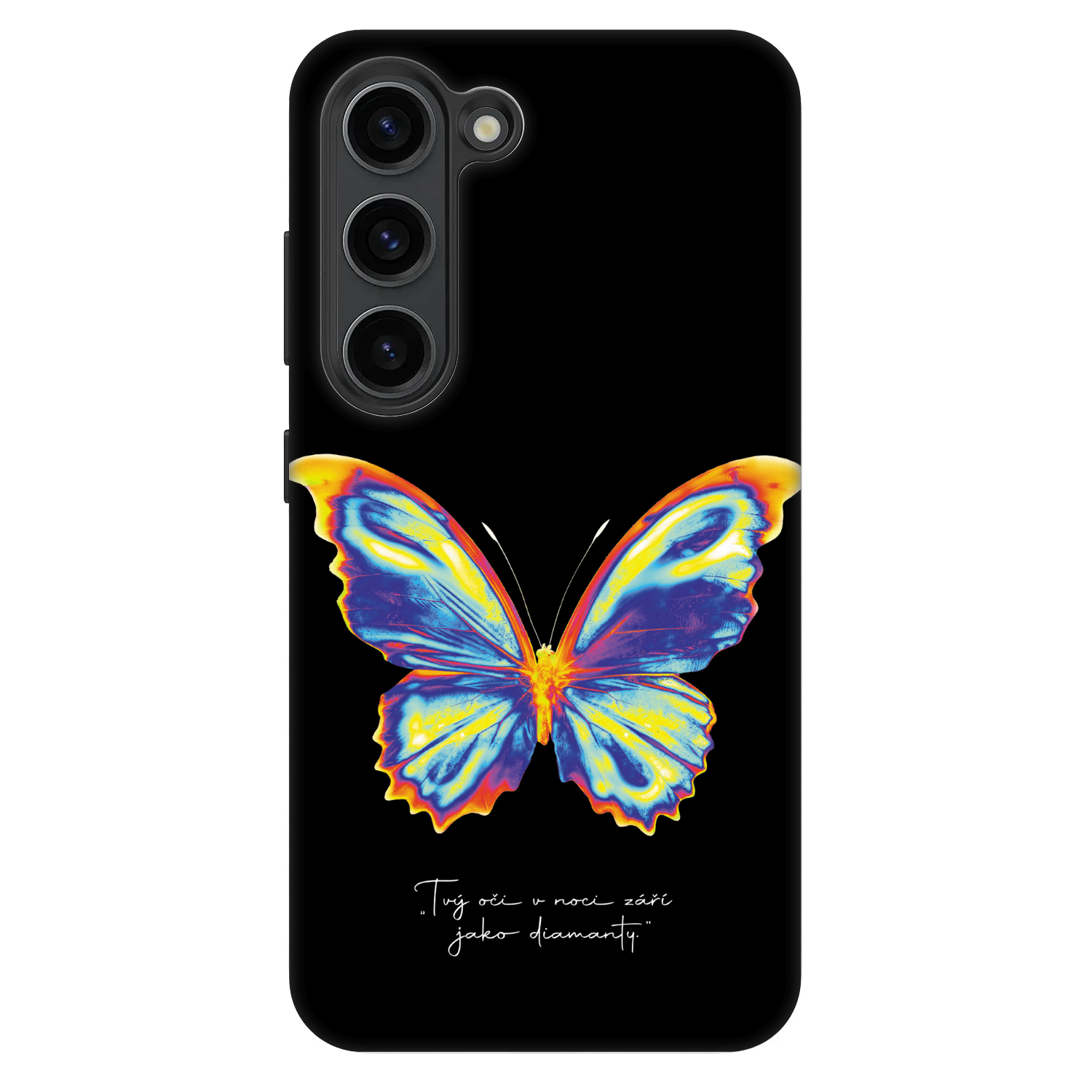 Picasee Fashion Case für Samsung Galaxy S23 5G - Diamanty Black