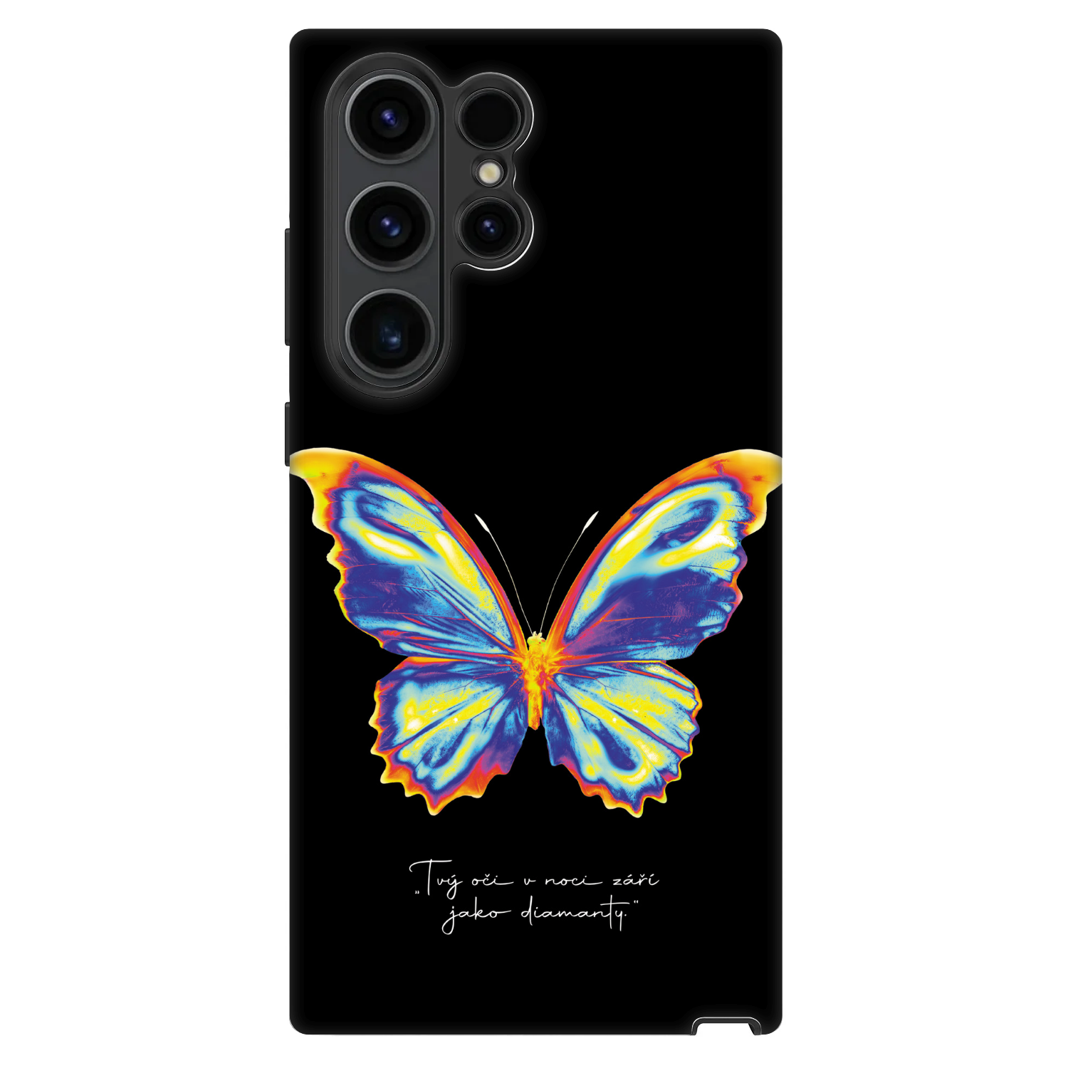 Picasee Fashion Case für Samsung Galaxy S22 Ultra 5G - Diamanty Black