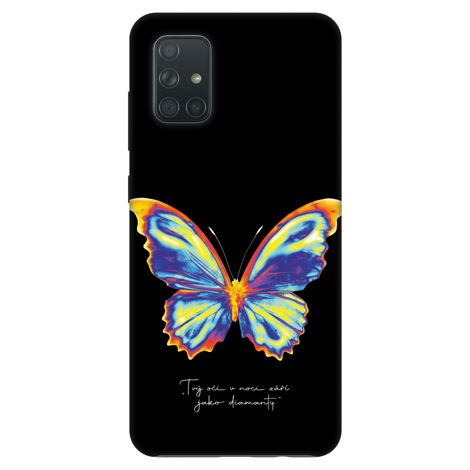 Picasee Fashion Case für Samsung Galaxy A71 A715F - Diamanty Black